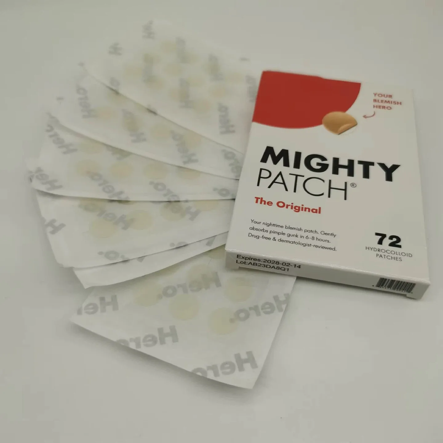 Mighty Patch - Hydrocolloid Patch for Pimples  72 Count