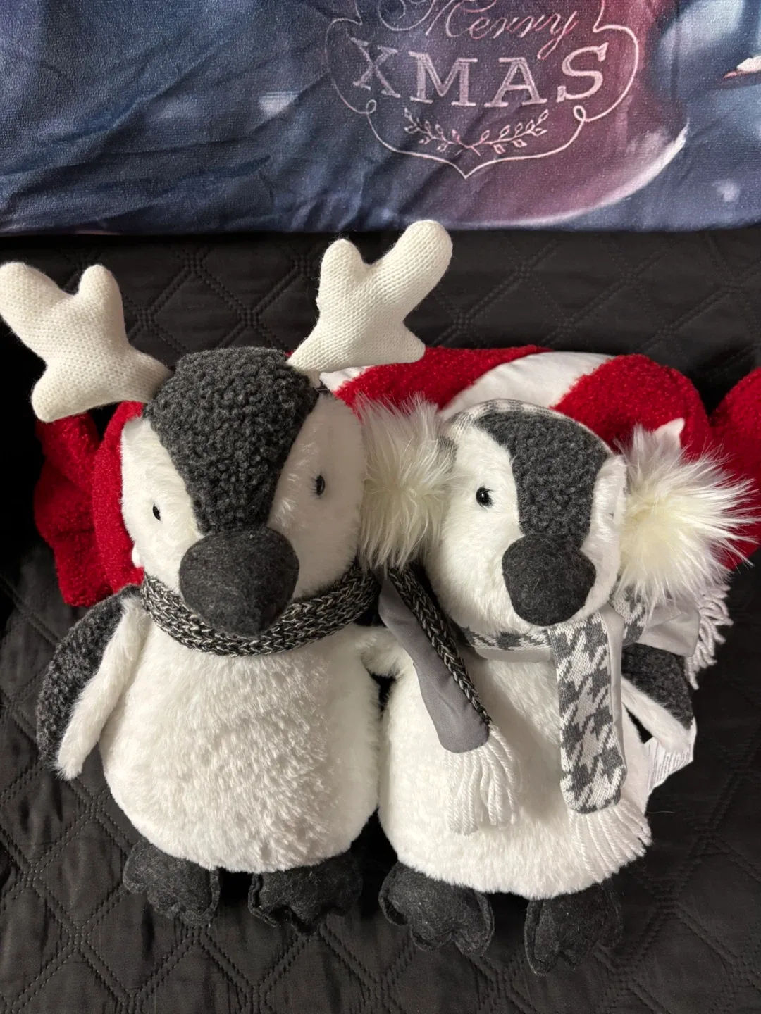 Weighted Penguins Christmas Decor