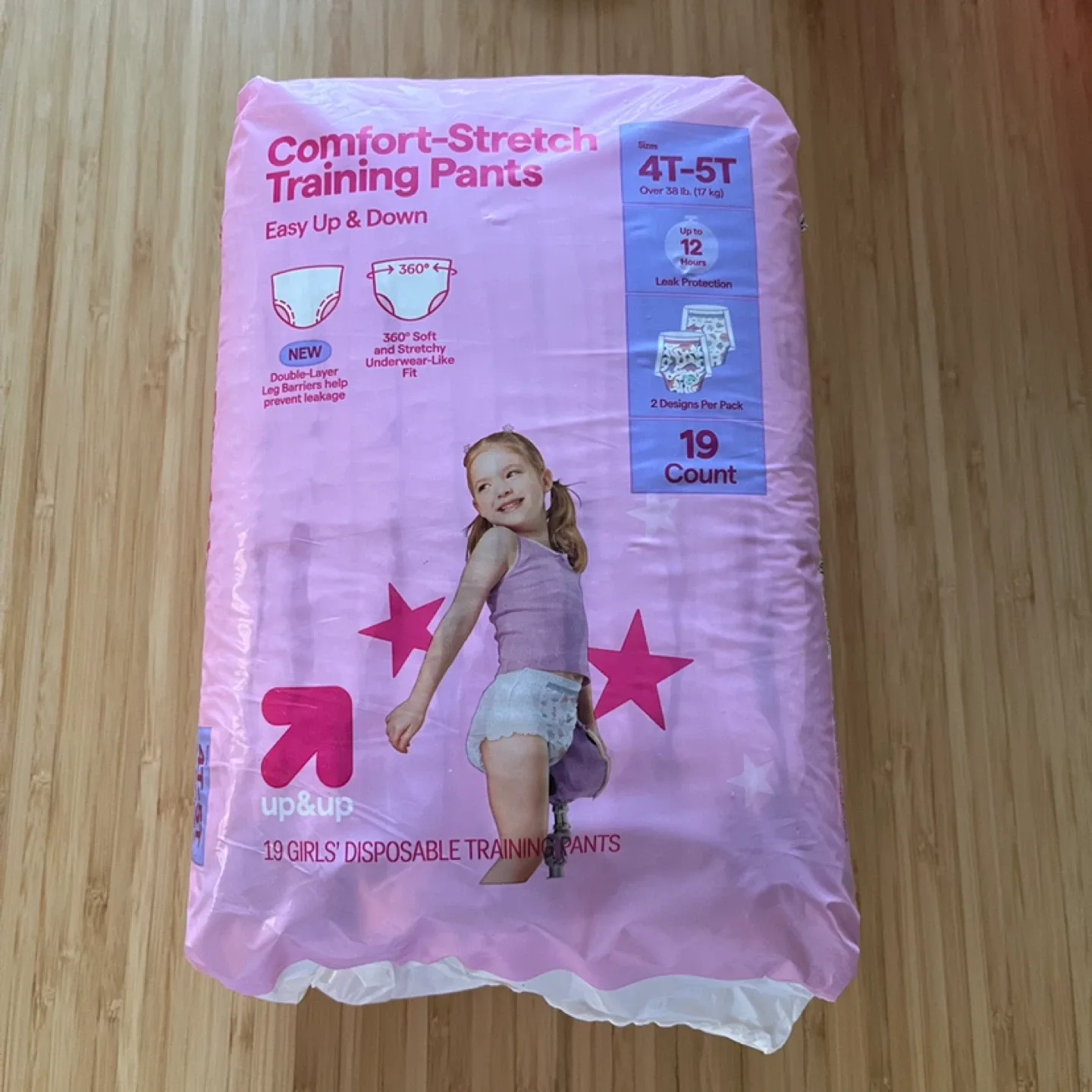 Up&Up Girls' Training Pants 4T-5T (19 Count) - New #Cleanout