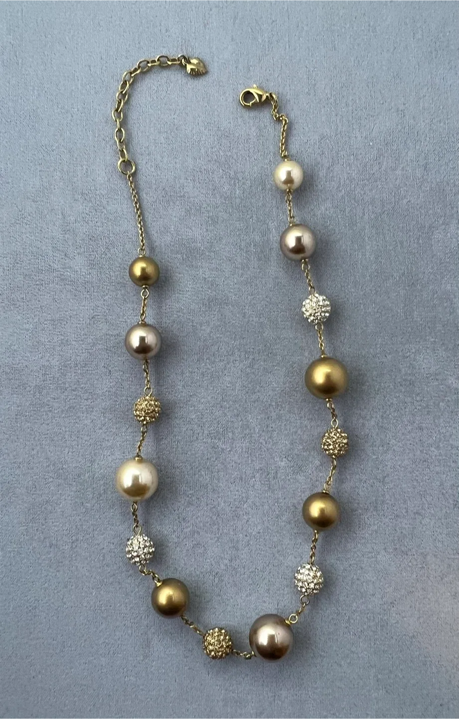 Vintage Rhinestone Necklace image indicator(3)