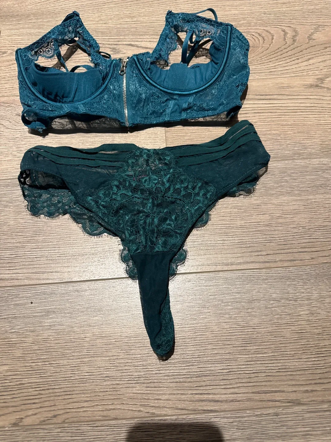 Teal Lingerie Set