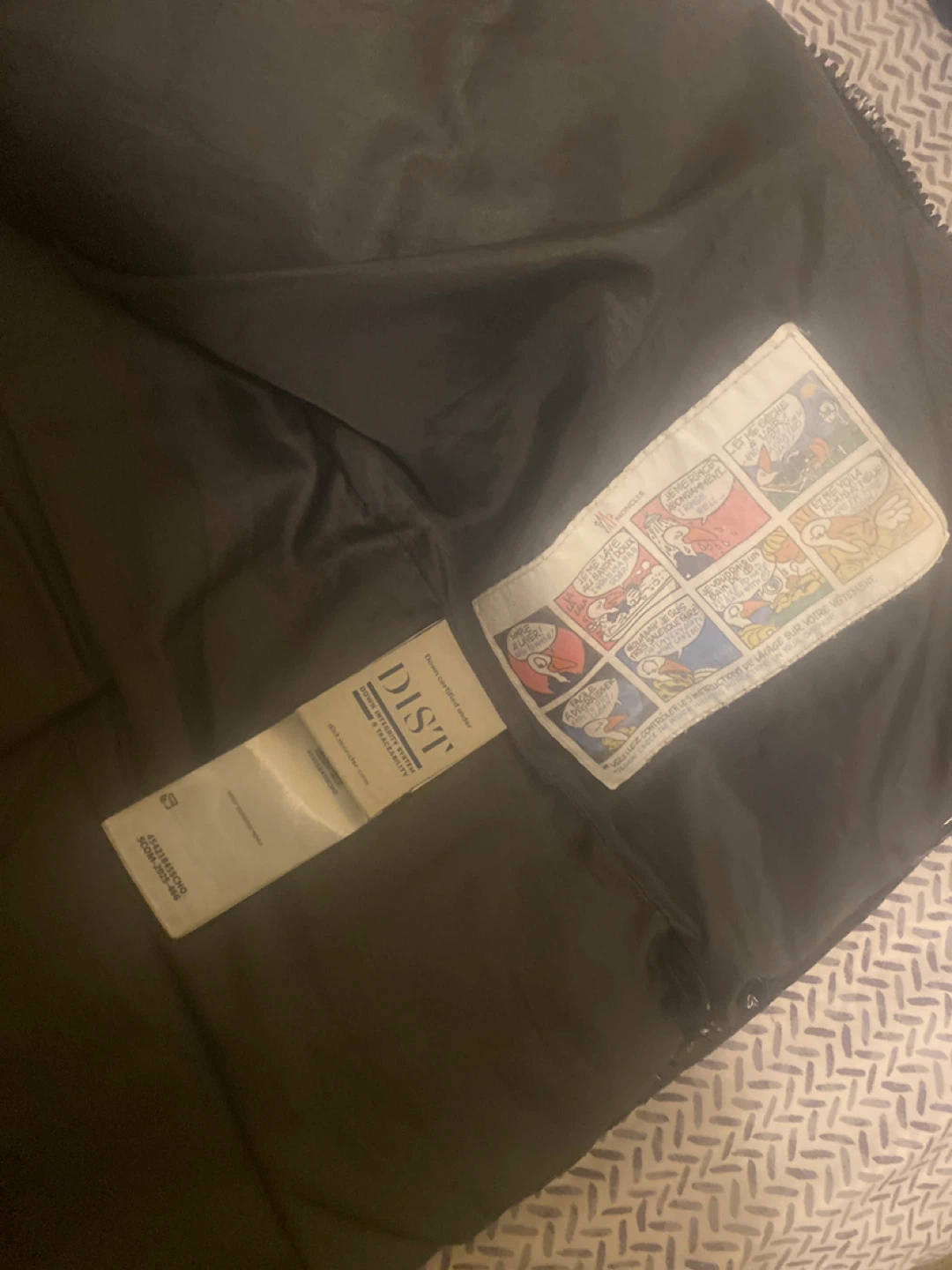 Moncler Black Puffer Jacket Size M - photo 4