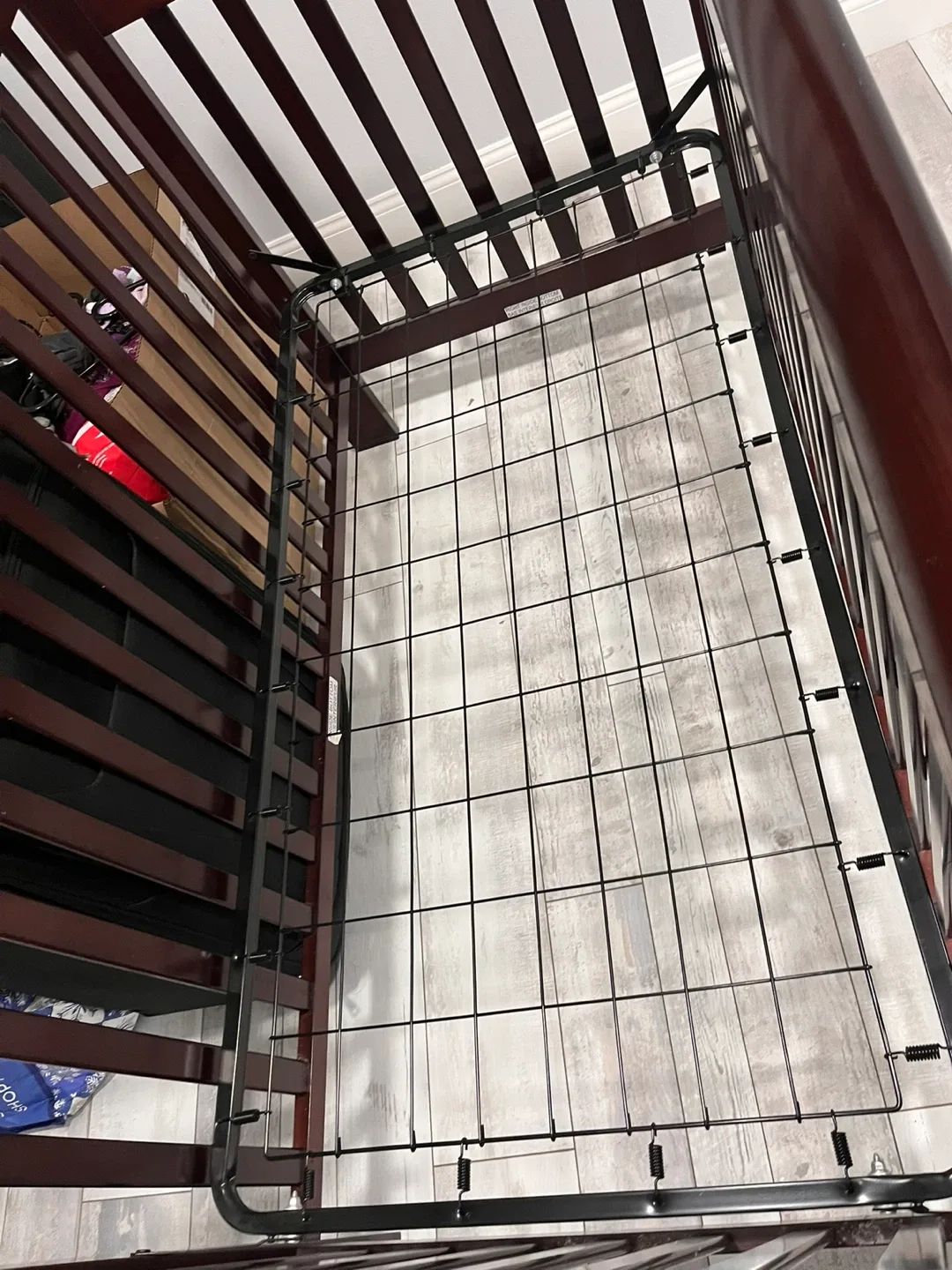 Wooden Baby Crib - Dark Brown image indicator(4)