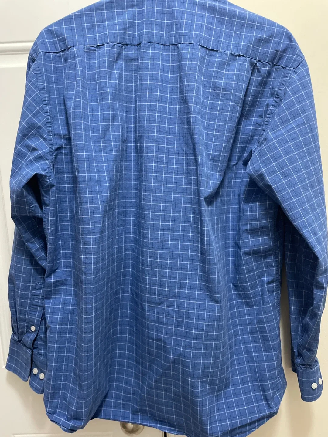 Tommy Hilfiger Blue Checkered Regular Fit Shirt image indicator(3)