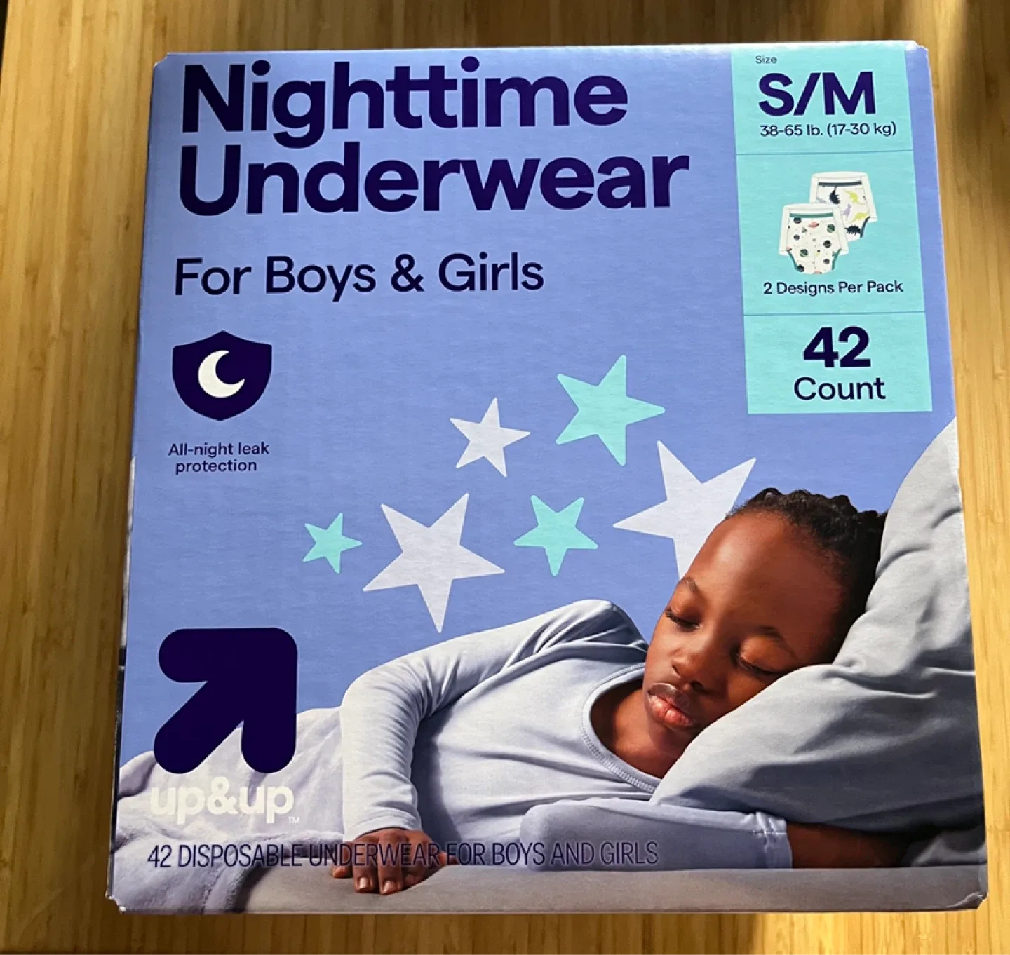 Up&Up Nighttime Underwear S/M (42 Count) #Cleanout