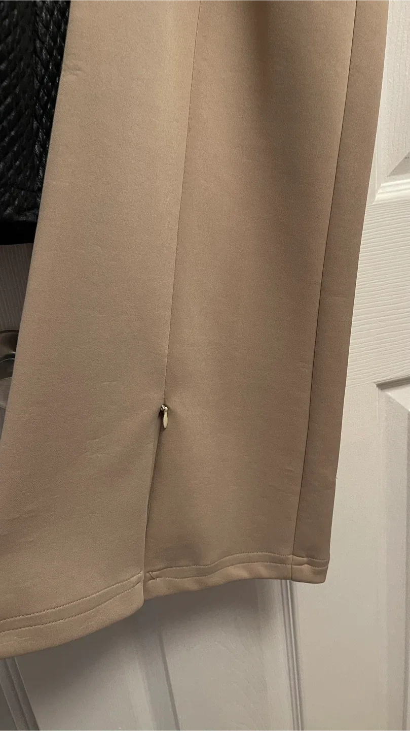 Black Embellished Jacket & Beige Pants Set #Cleanout image indicator(5)