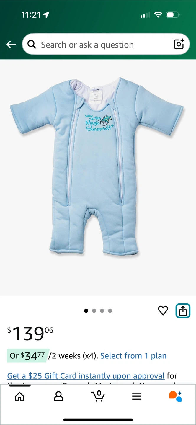 Baby Merlin's Magic Sleepsuit - Small - photo 3