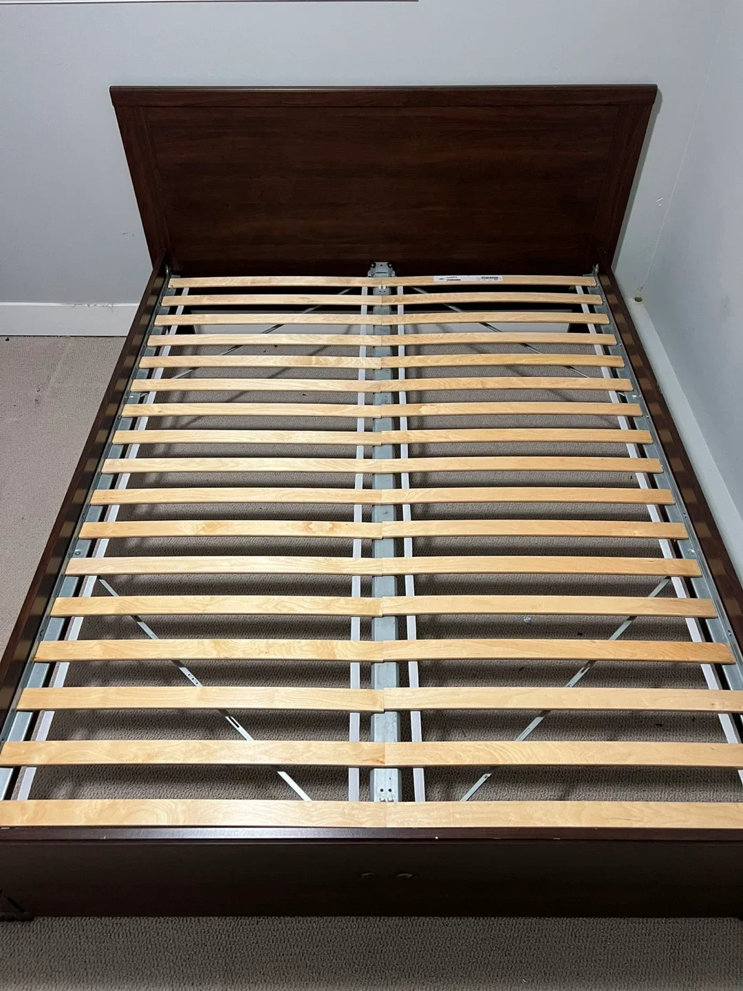 Dark Brown Queen Bed Frame