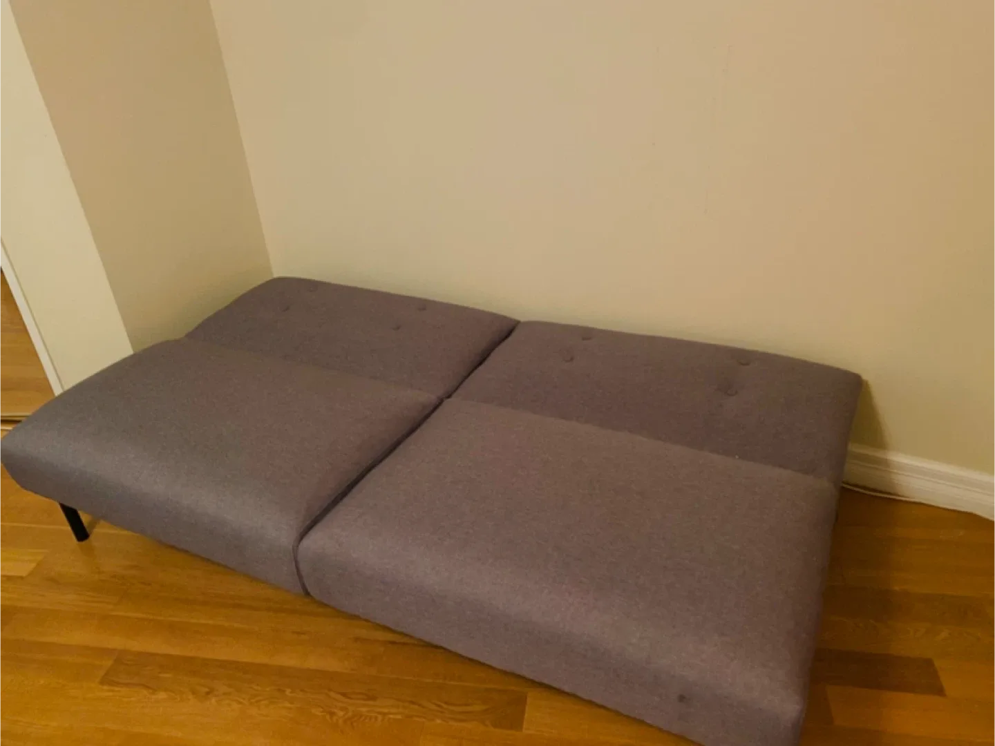 Edenbrook Gilman - Convertible Futon Sofa Bed - Grey Linen image indicator(2)