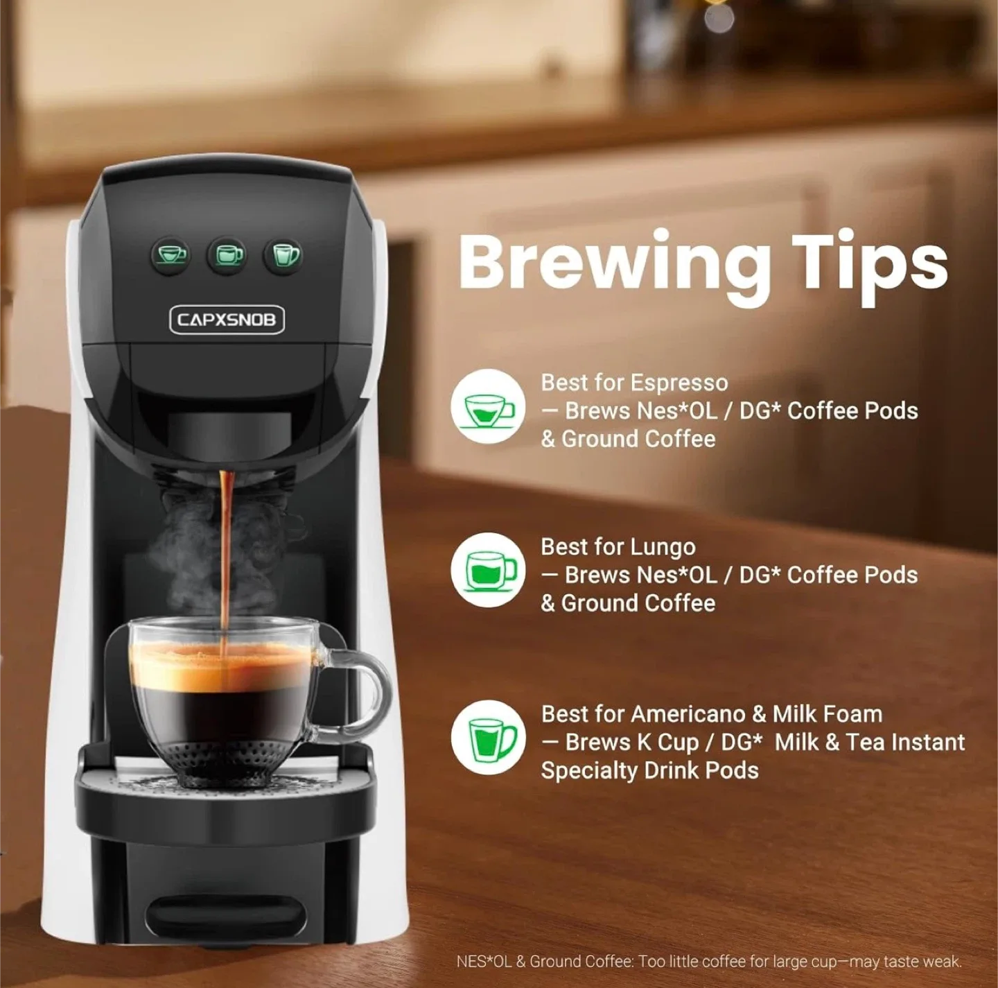 Coffee Maker 28 oz Reservoir #Cleanout image indicator(6)