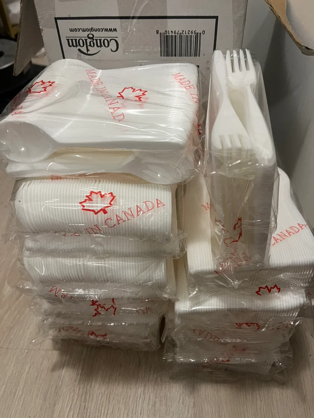 12 sets of 100 Cutlery Set (Forks, Spoons, Knives) image indicator(2)