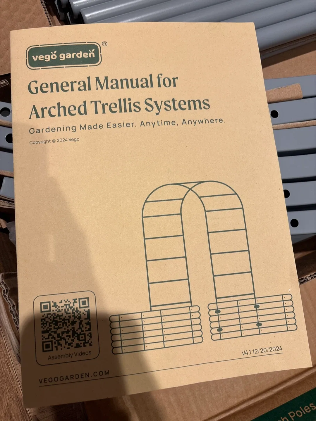 Vego Garden Arched Trellis System VAT70G2 image indicator(3)