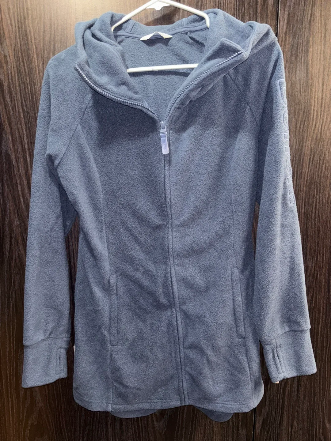 Bench Navy Blue Women’s Fleece Zip-Up Hooded Jacket - Size SM