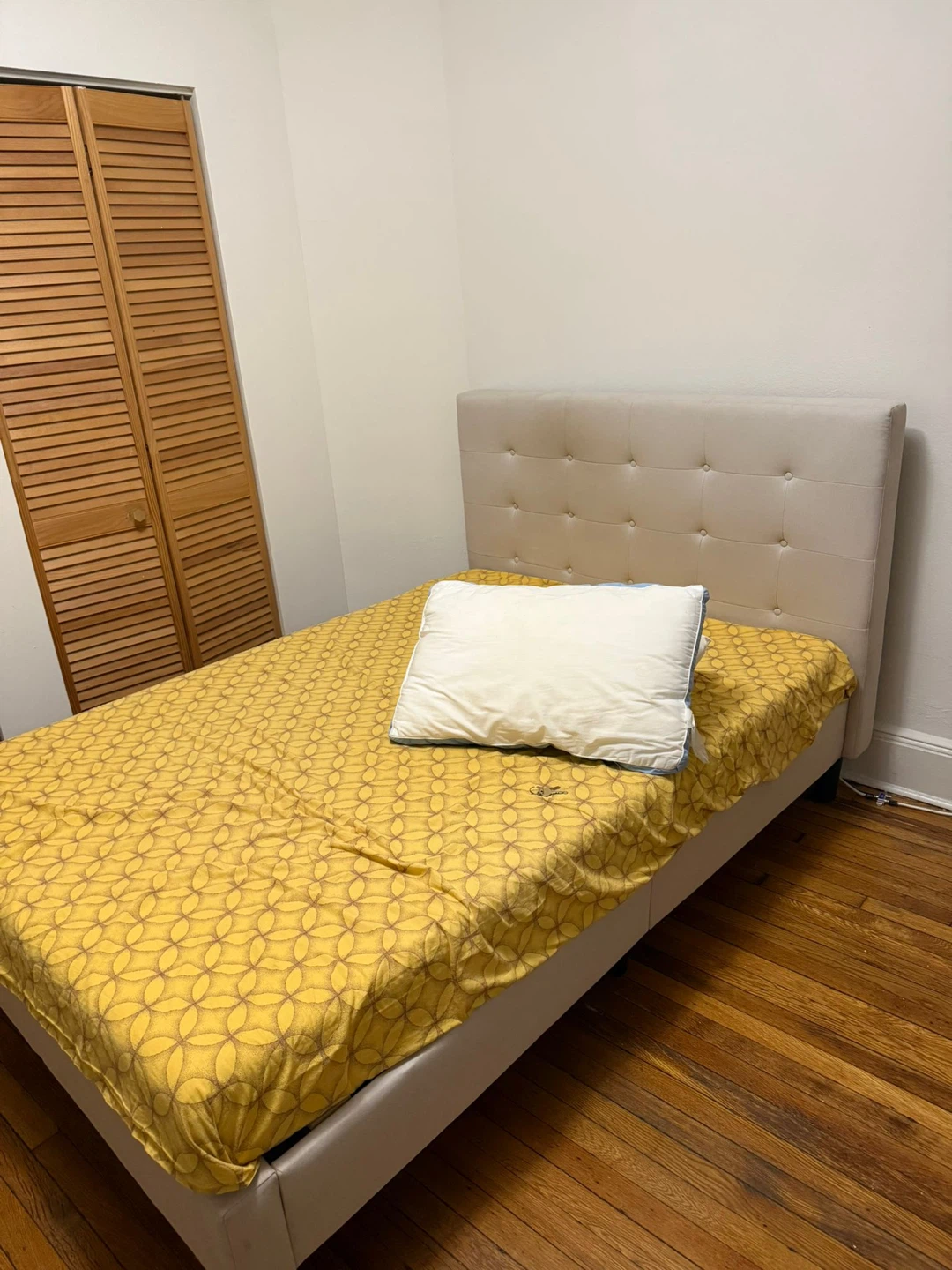 Full size bed frame with headboard