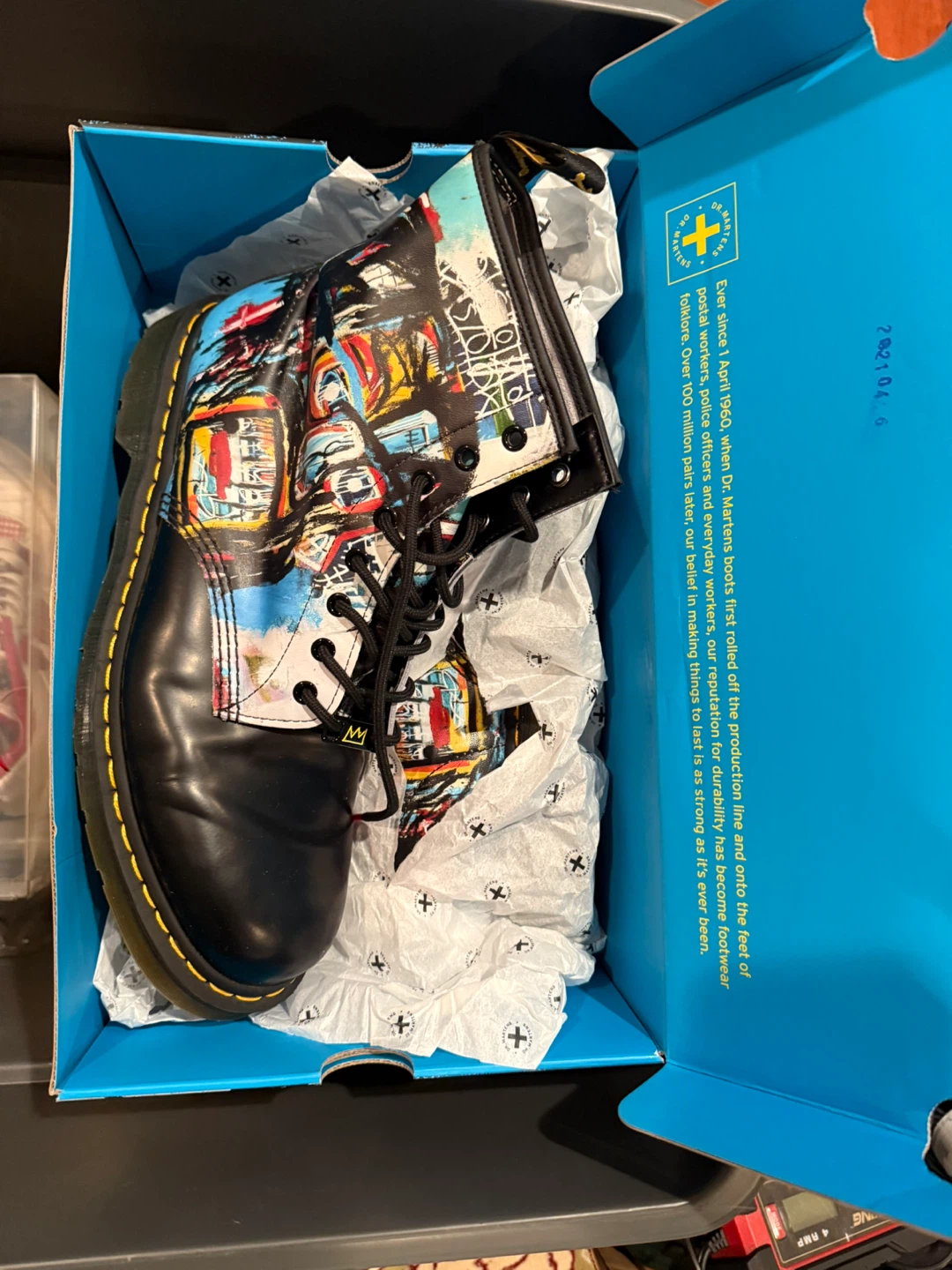 Dr. Martens x Basquiat 1460 Leather Boots