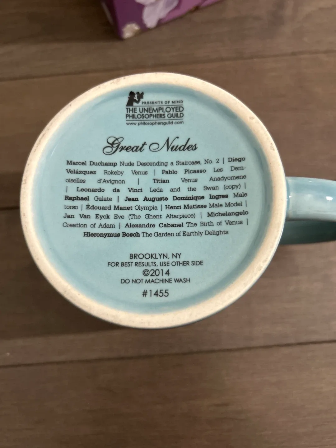 The Unemployed Philosophers Guild Great Nudes Mug image indicator(2)