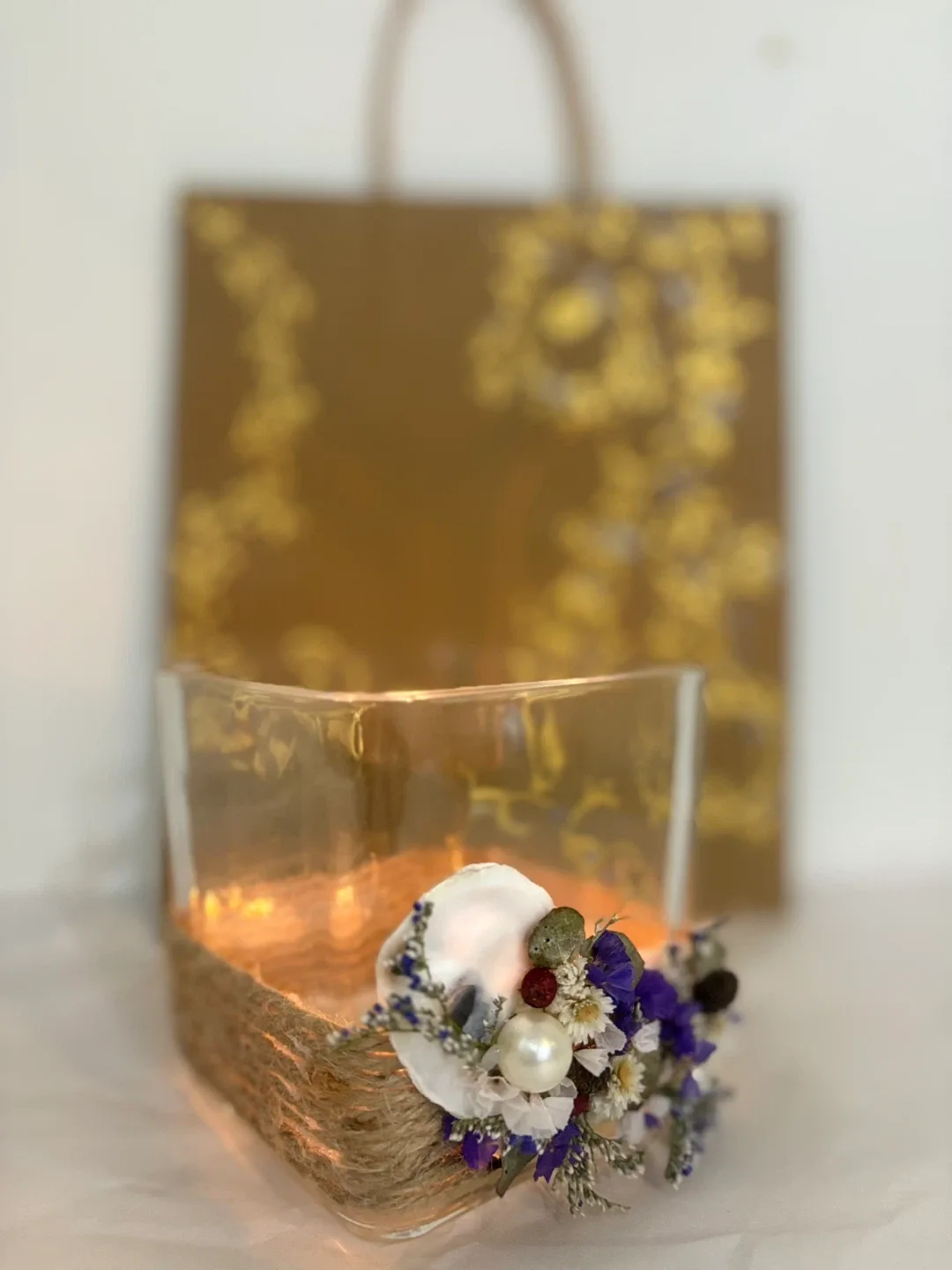 Floral Decorated Candle image indicator(2)