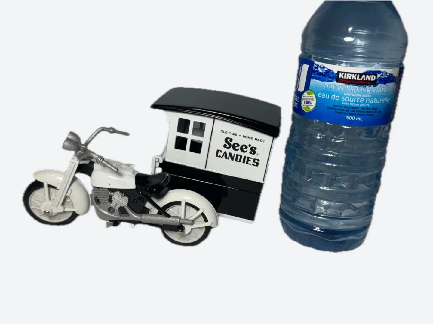 Vintage See's Candies Delivery Motorcycle- No driver image indicator(4)