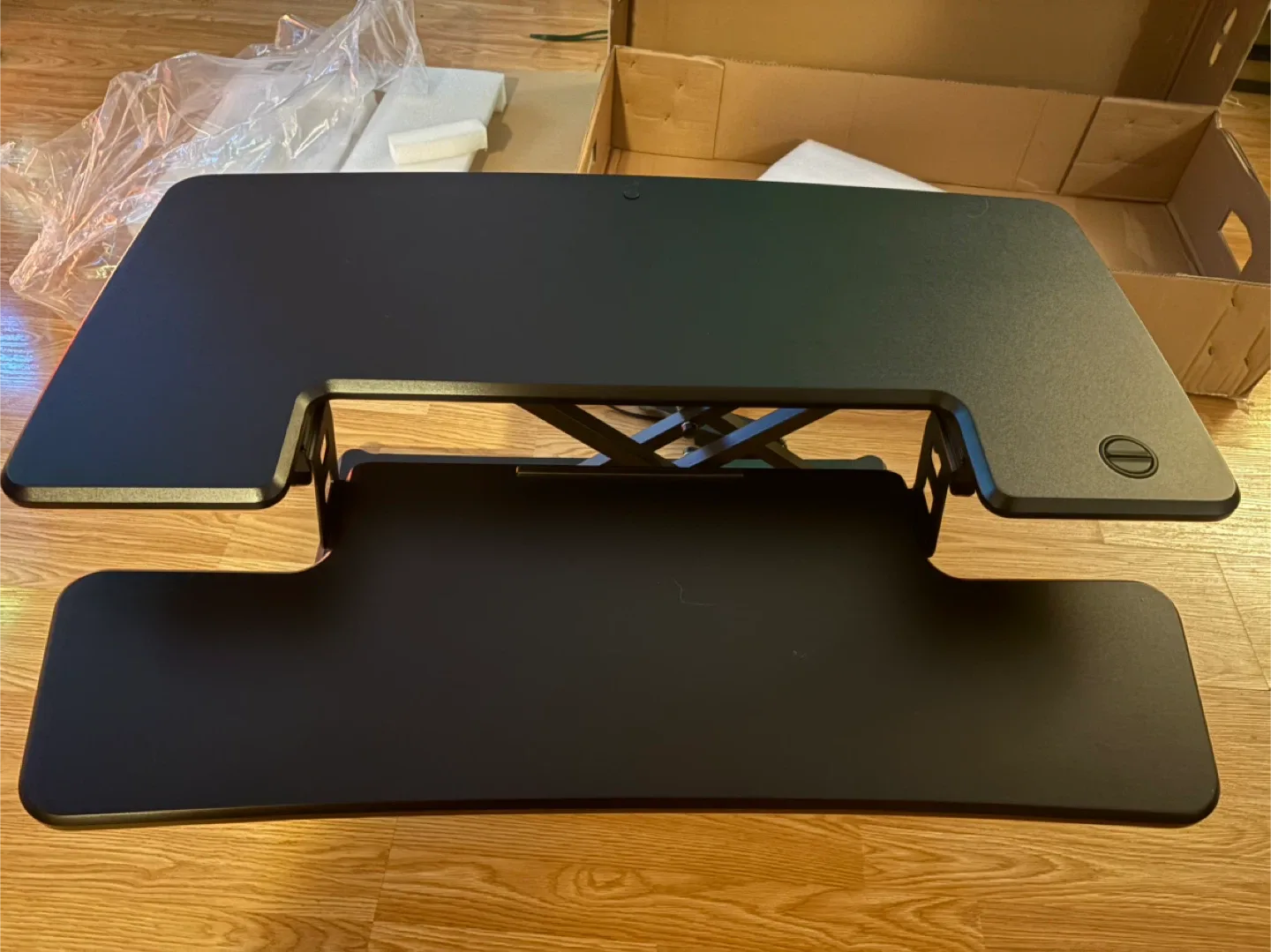 New! 36" Standing Desk Converter - Black image indicator(9)