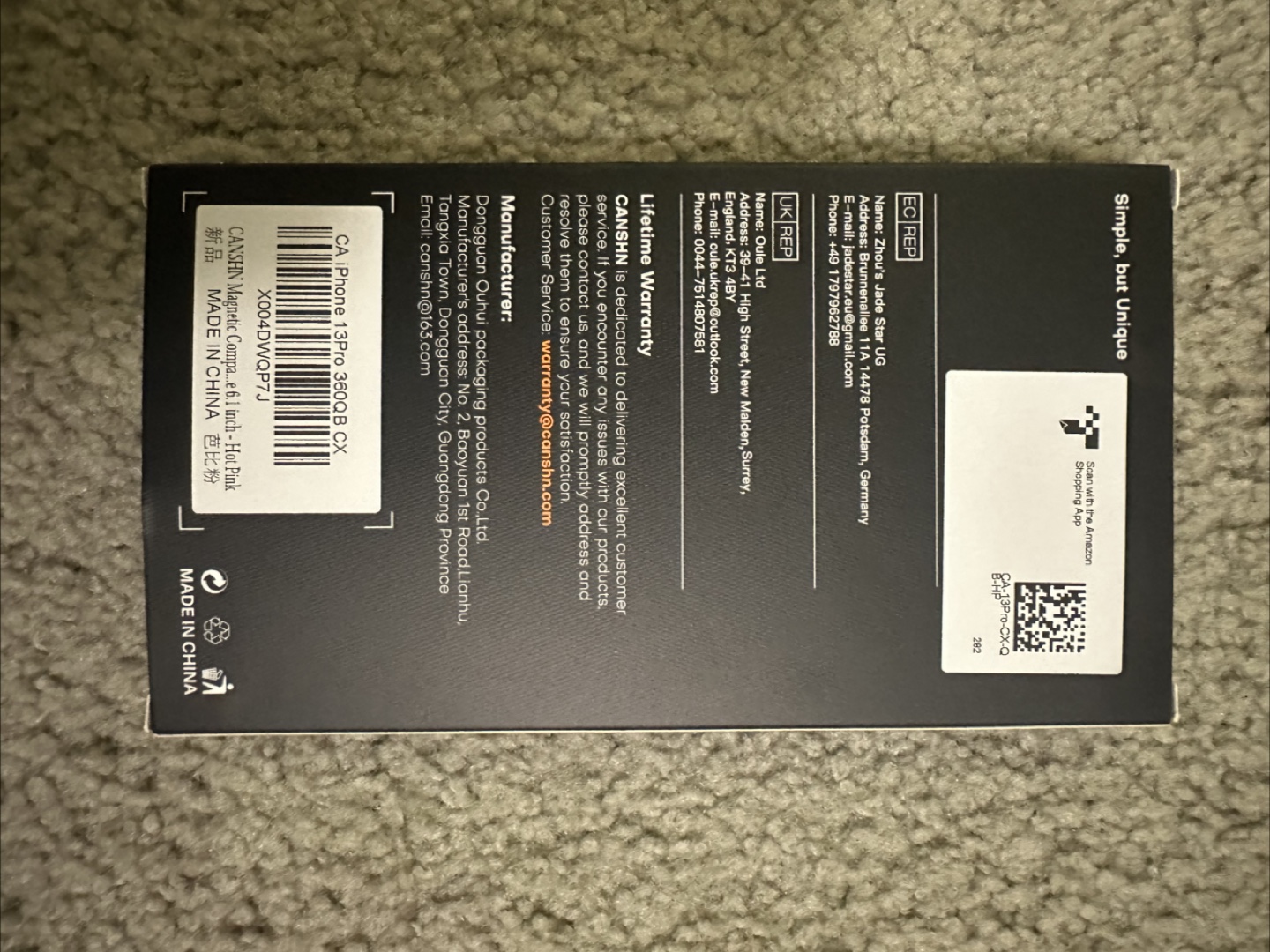 Canshn iPhone 14 ,15,16 Pro Case - New in Box! - photo 5