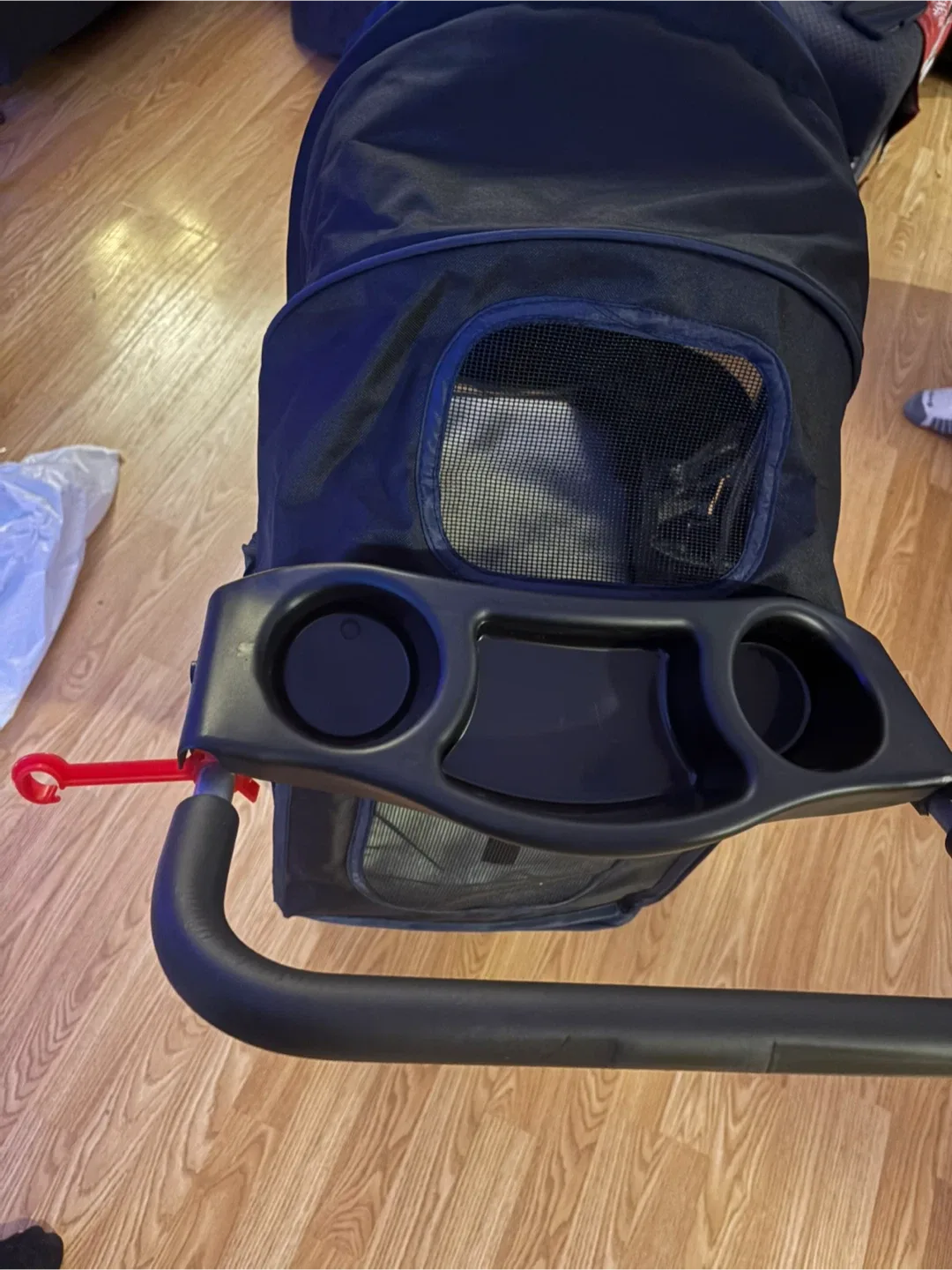 New! Foldable Dog & Cat Jogger Stroller image indicator(9)