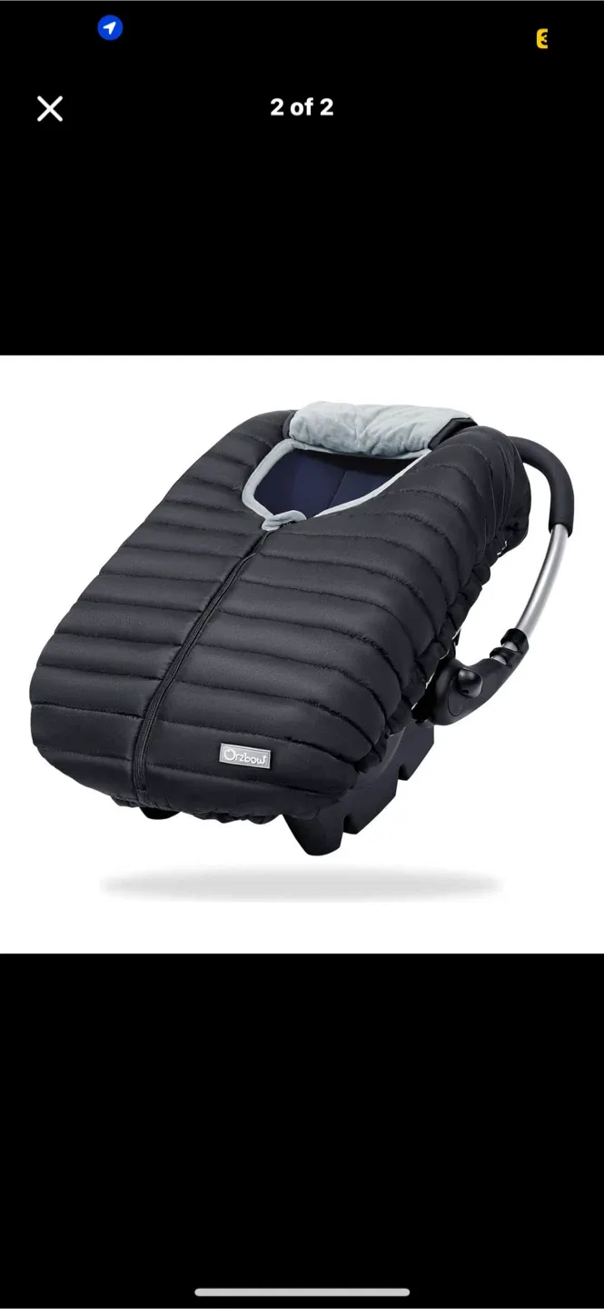 New Orzbow Baby Car Seat Cover - Black #cleanout