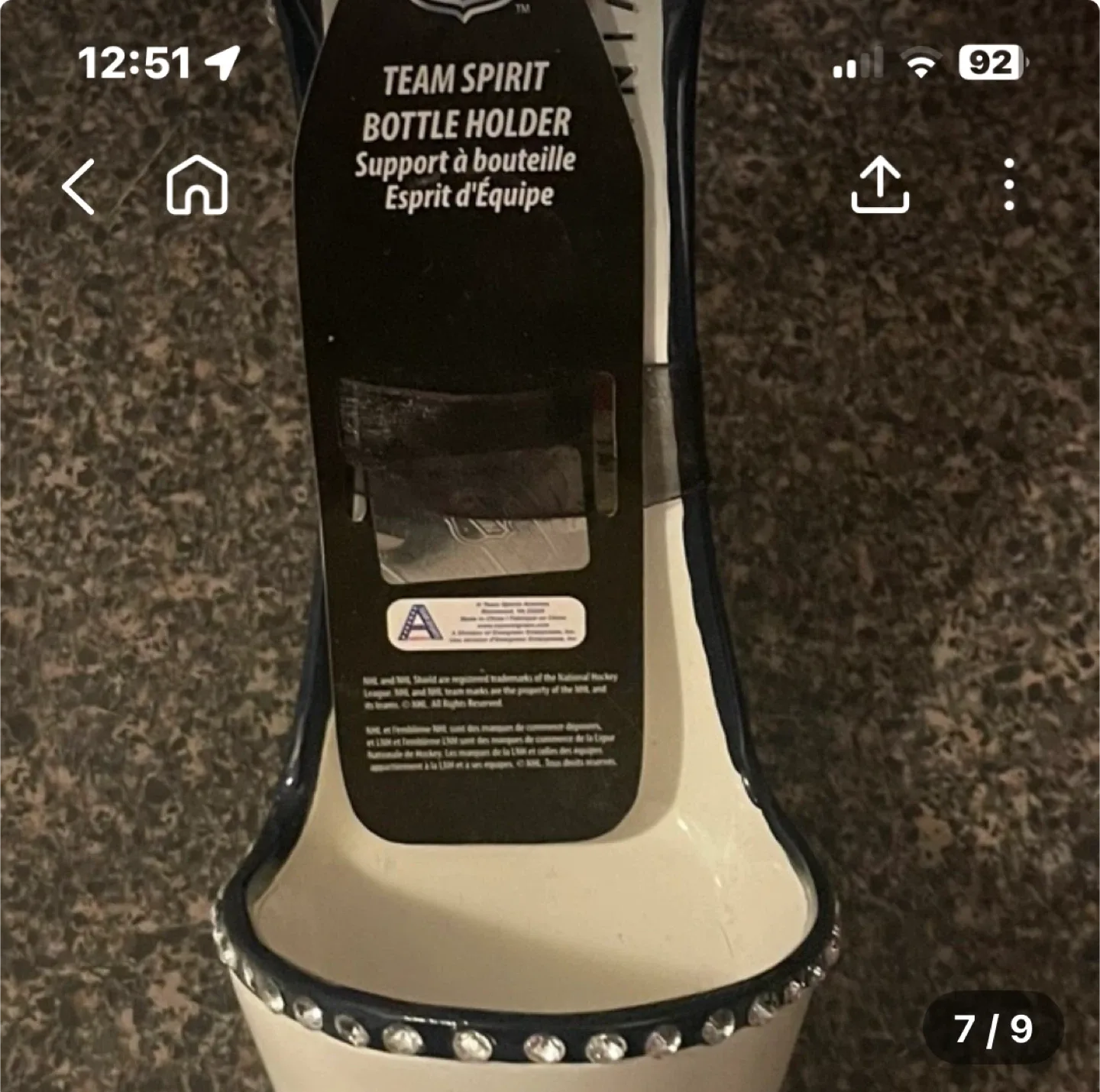 Winnipeg Jets NHL Team Spirit Bottle Holder image indicator(8)