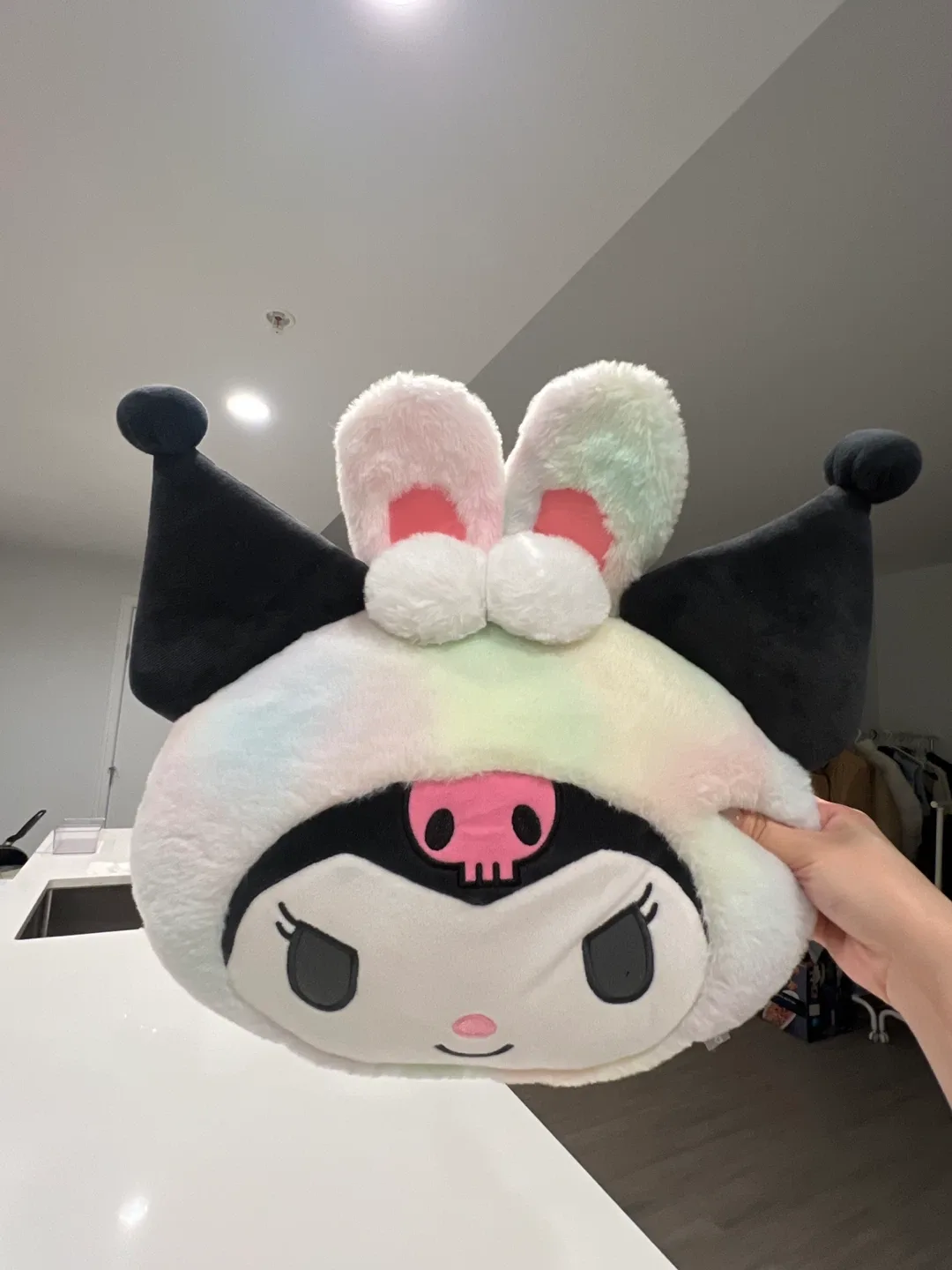 Kuromi Plush - Pastel Rainbow