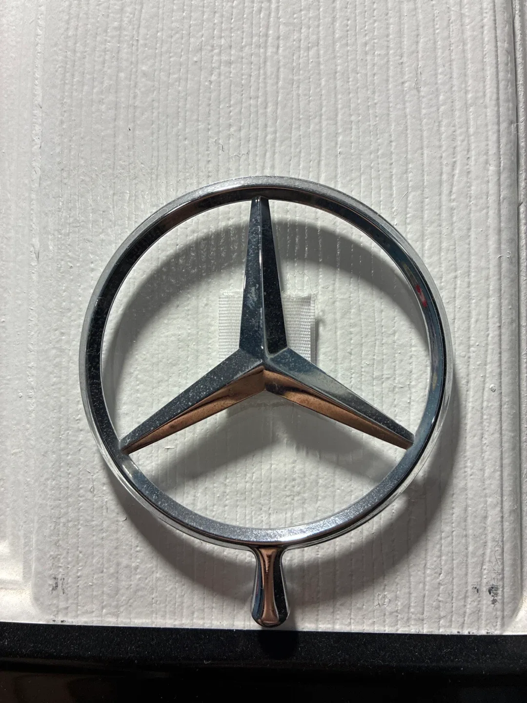 #Cleanout Mercedes-Benz hood ornament