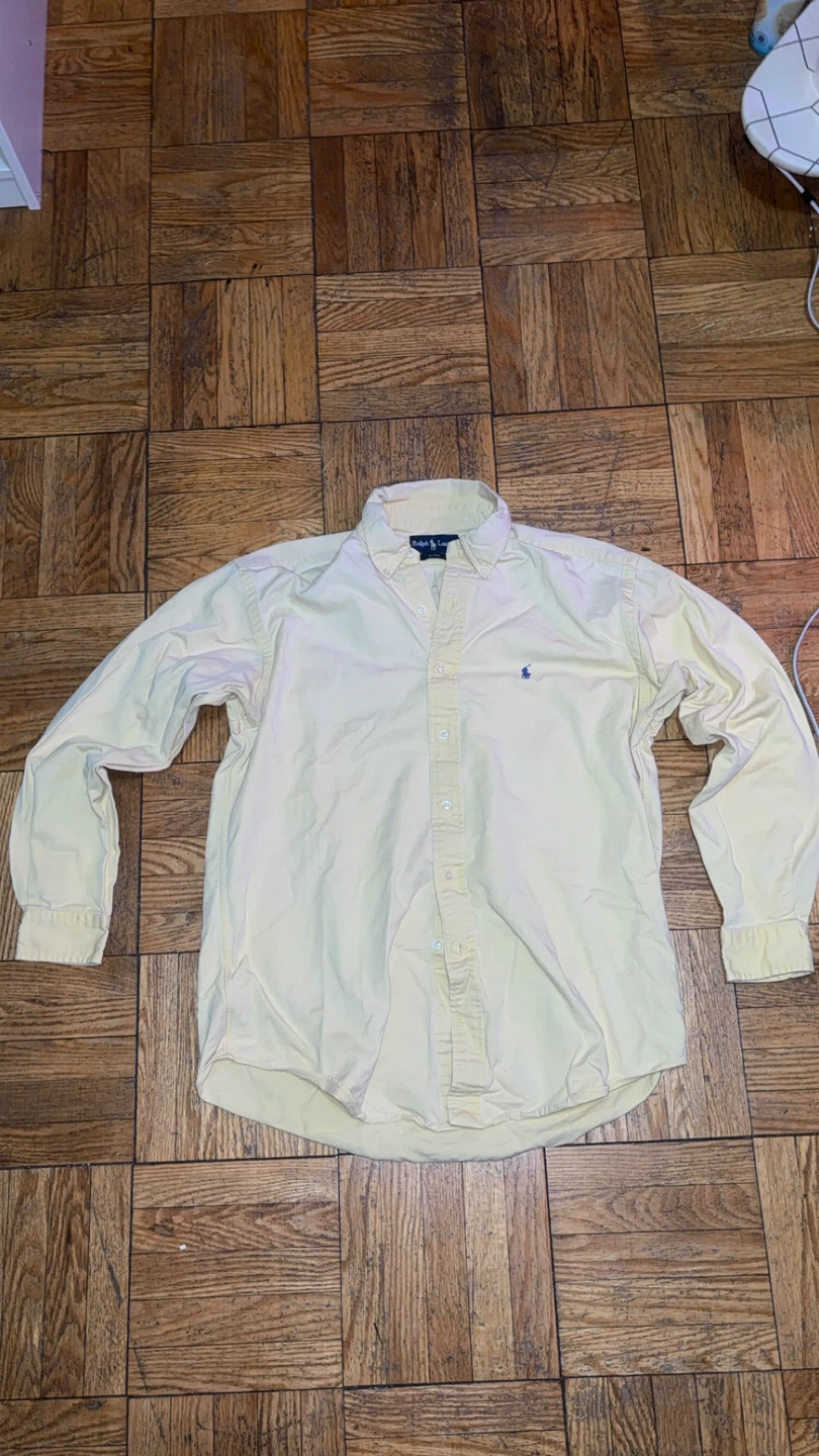 Ralph Lauren Blake Yellow Button-Down - Size M - photo 2