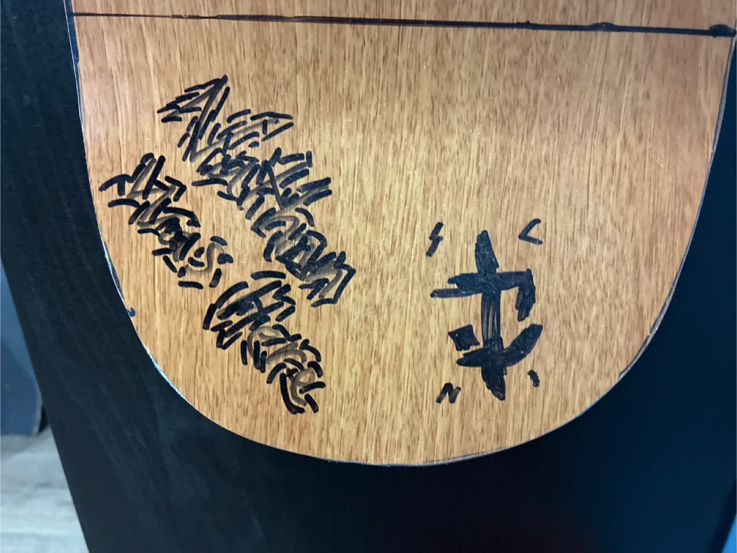 #Cleanout Metal skateboard deck with supreme and Nike stickers image indicator(5)