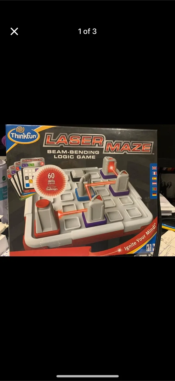 New- ThinkFun Laser Maze - Beam-Bending Logic Game