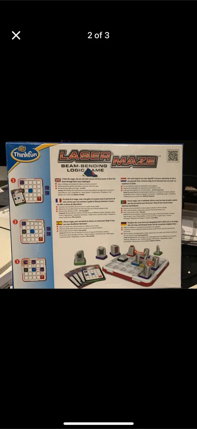 New- ThinkFun Laser Maze - Beam-Bending Logic Game image indicator(3)