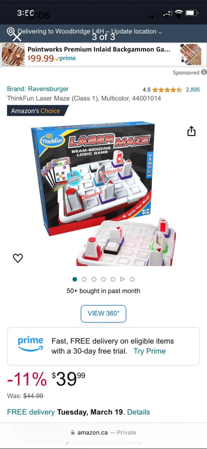New- ThinkFun Laser Maze - Beam-Bending Logic Game - photo 2