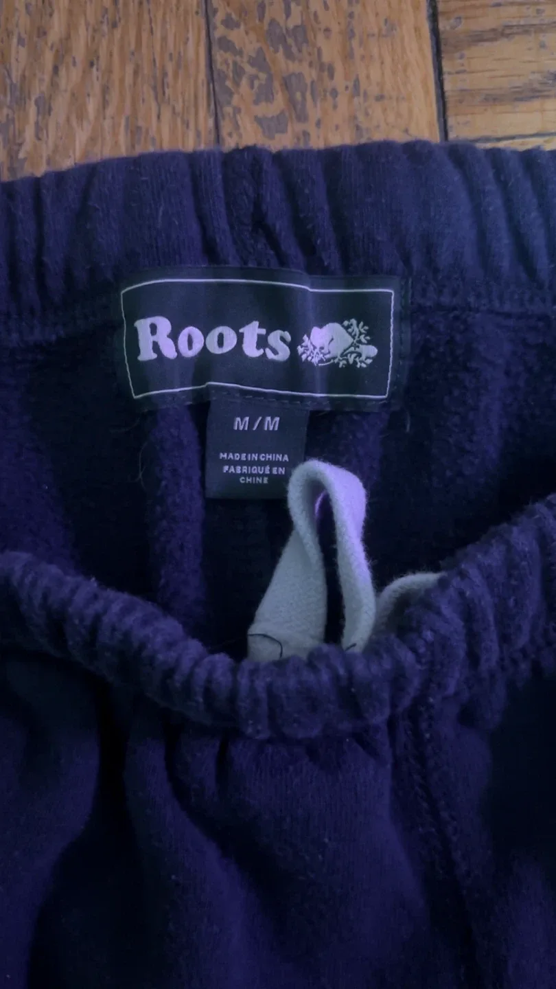Roots Navy Blue Sweatpants - Size M image indicator(2)