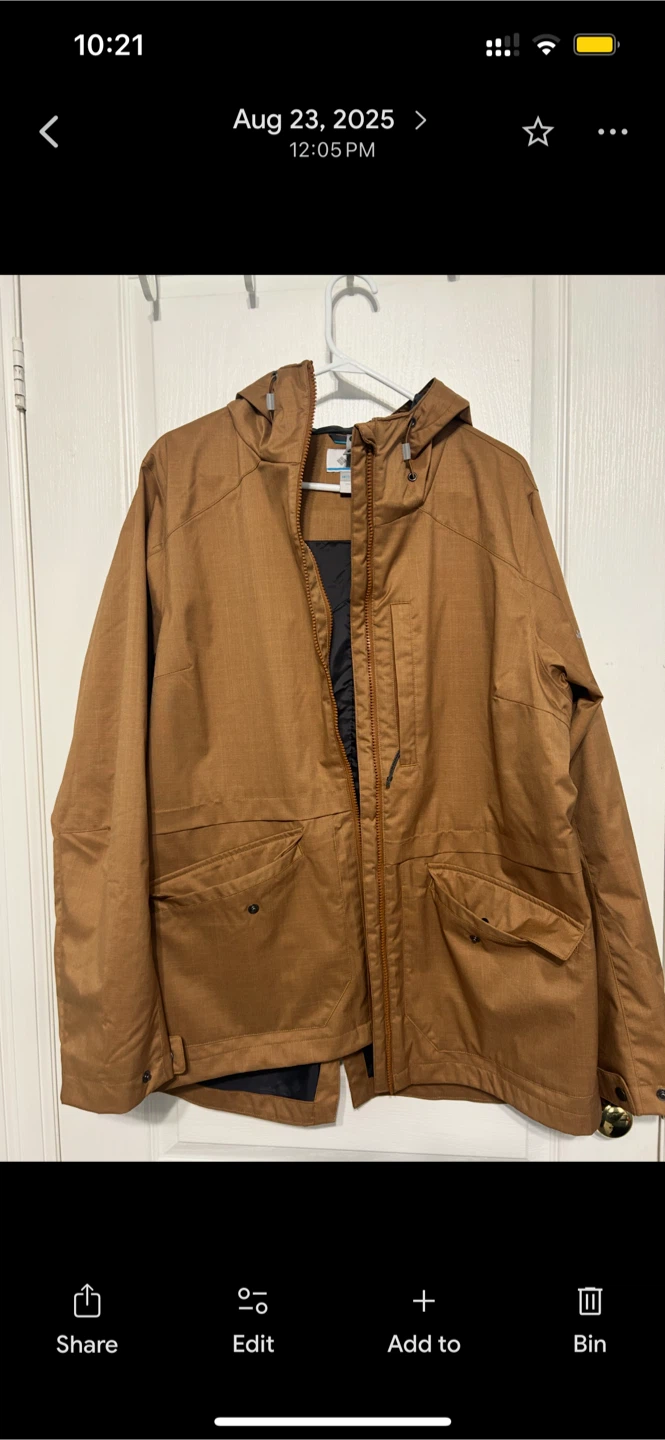 Columbia spring Jacket Brown