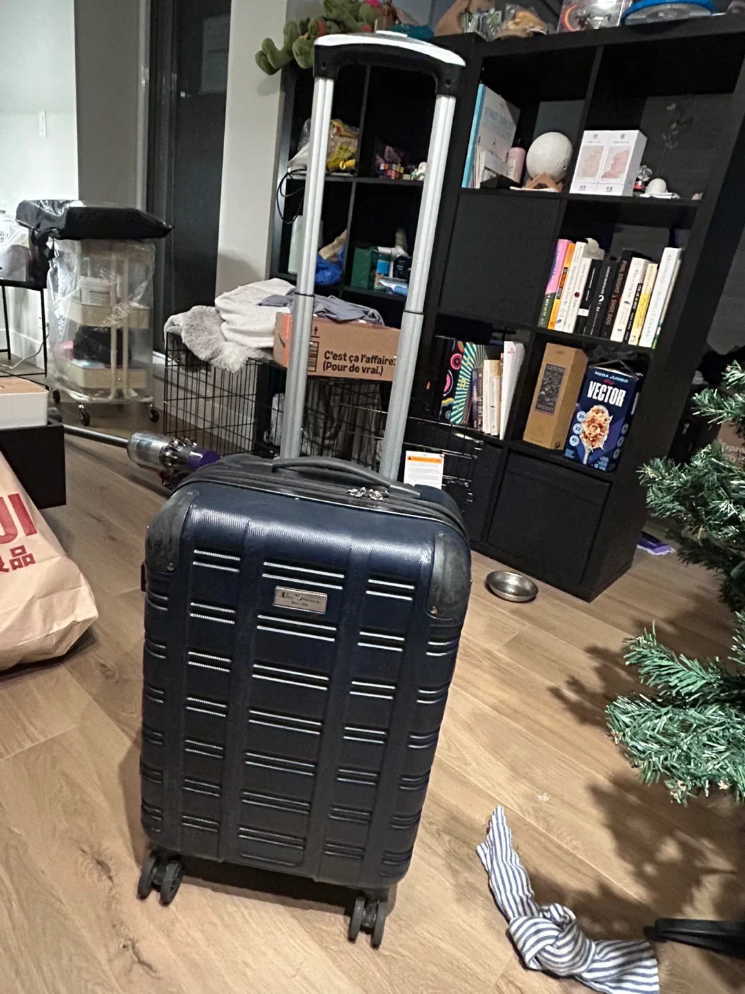 Ben Sherman Rolling Carry-On Suitcase