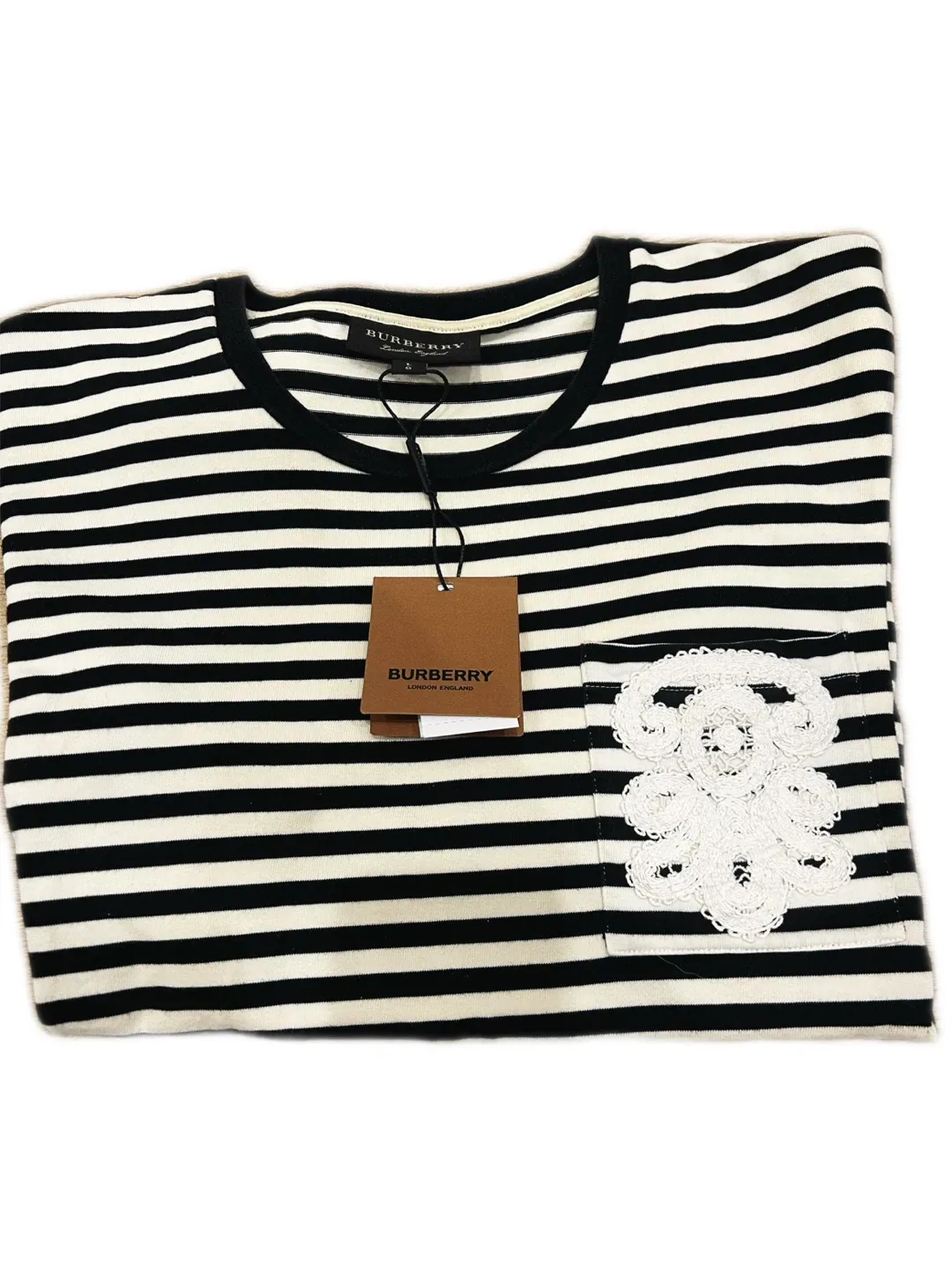 Authentic Burberry Striped T-Shirt image indicator(4)
