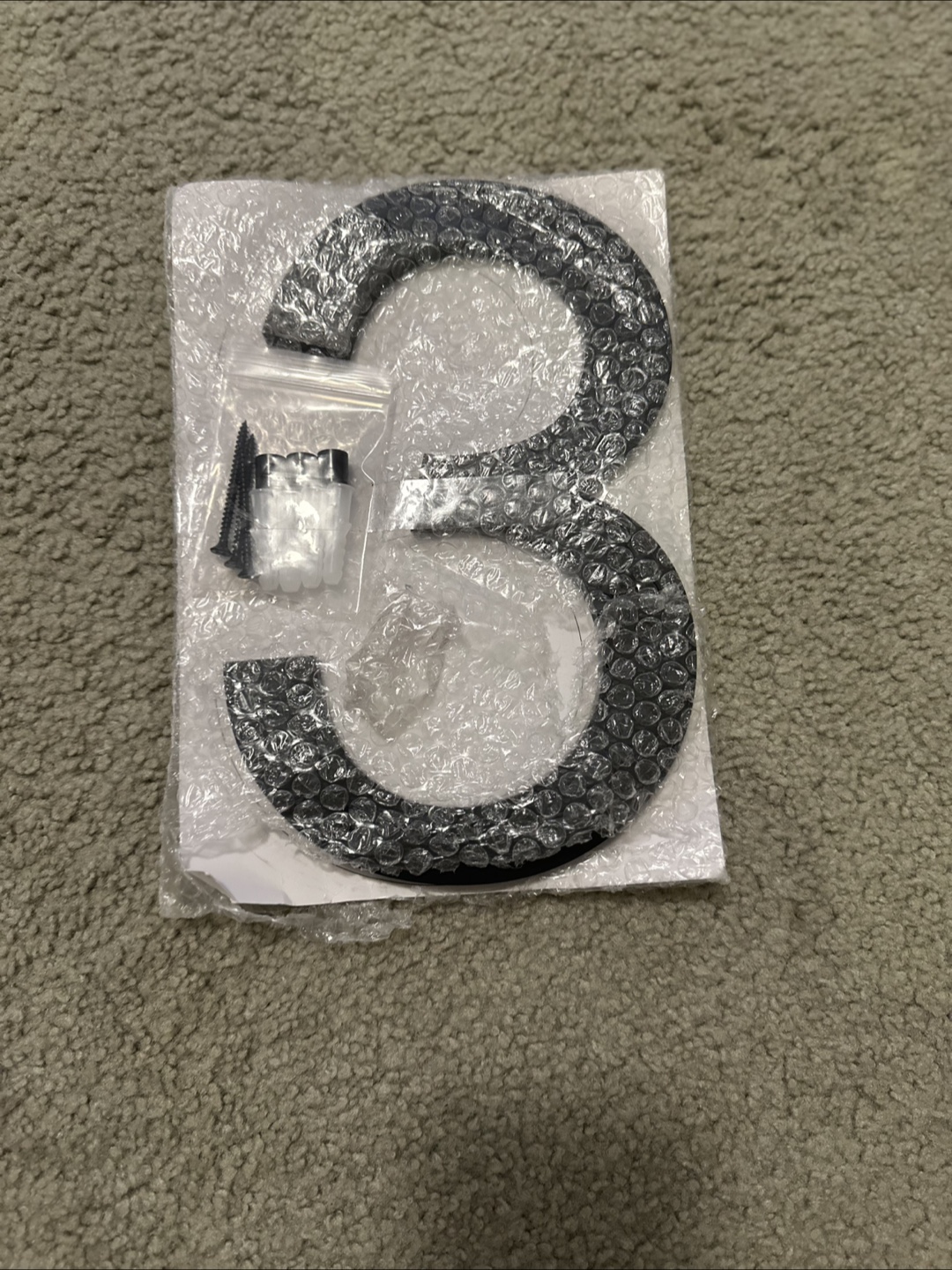 Dewel Modern House Number - 8 inch