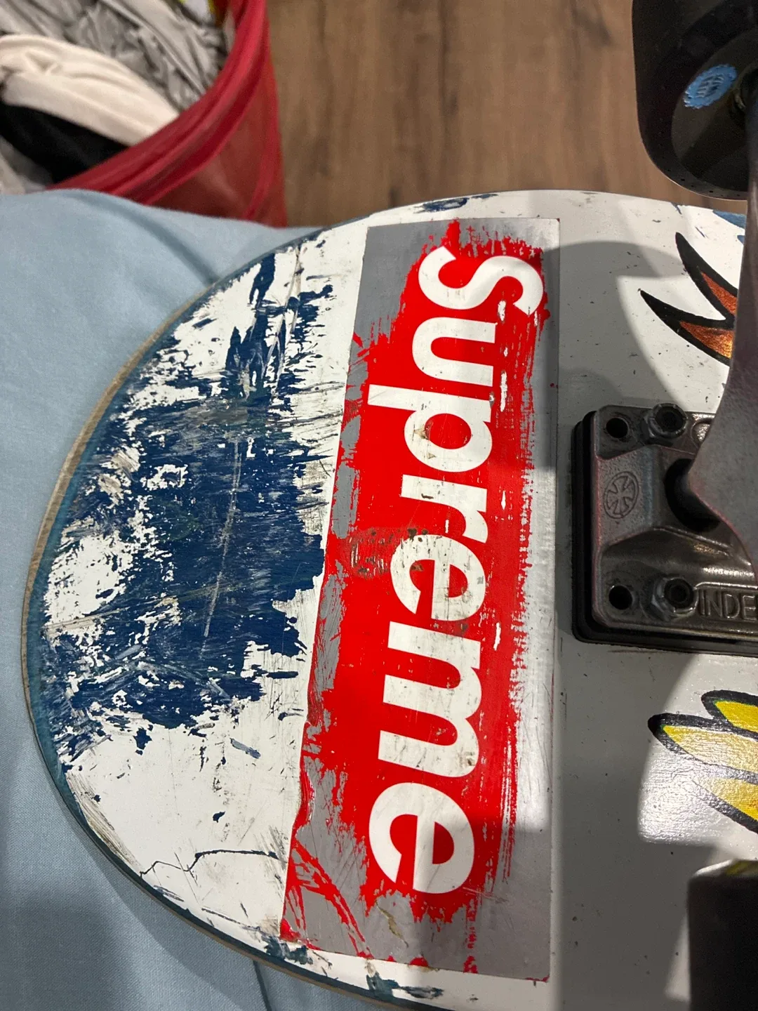 #Cleanout White antihero Skateboard w/ 159 mm independent Trucks image indicator(7)