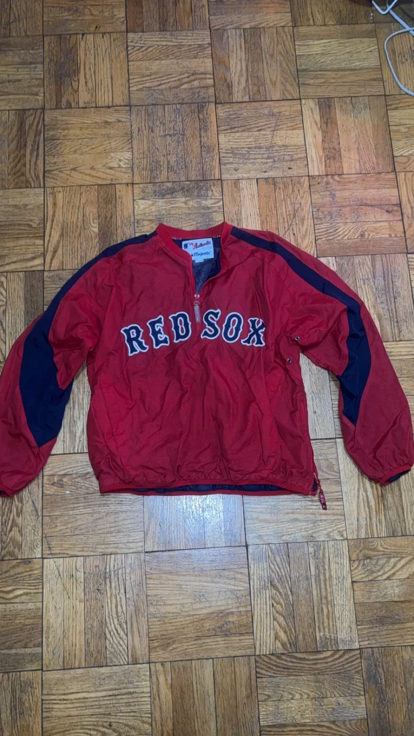 Majestic MLB Boston Red Sox Pullover - Size M