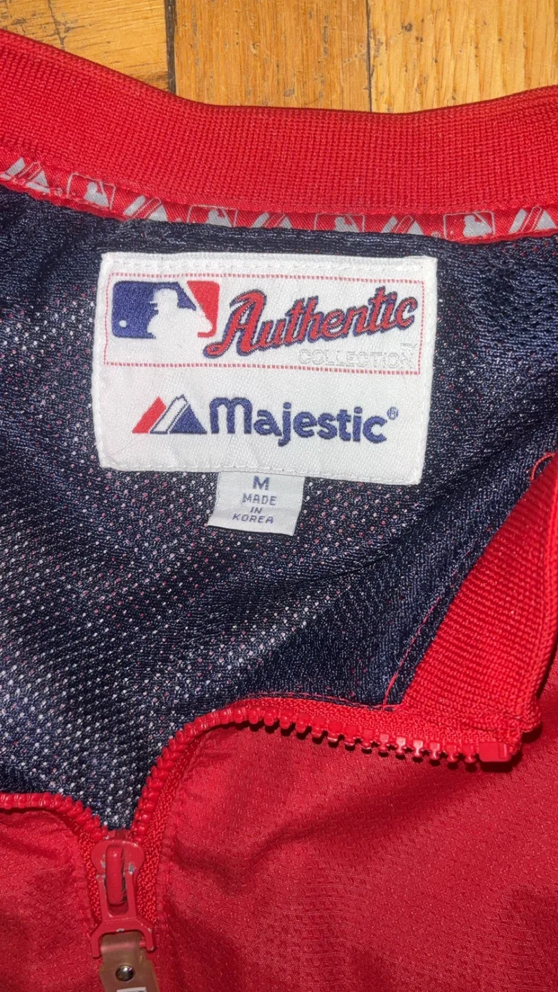 Majestic MLB Boston Red Sox Pullover - Size M image indicator(2)