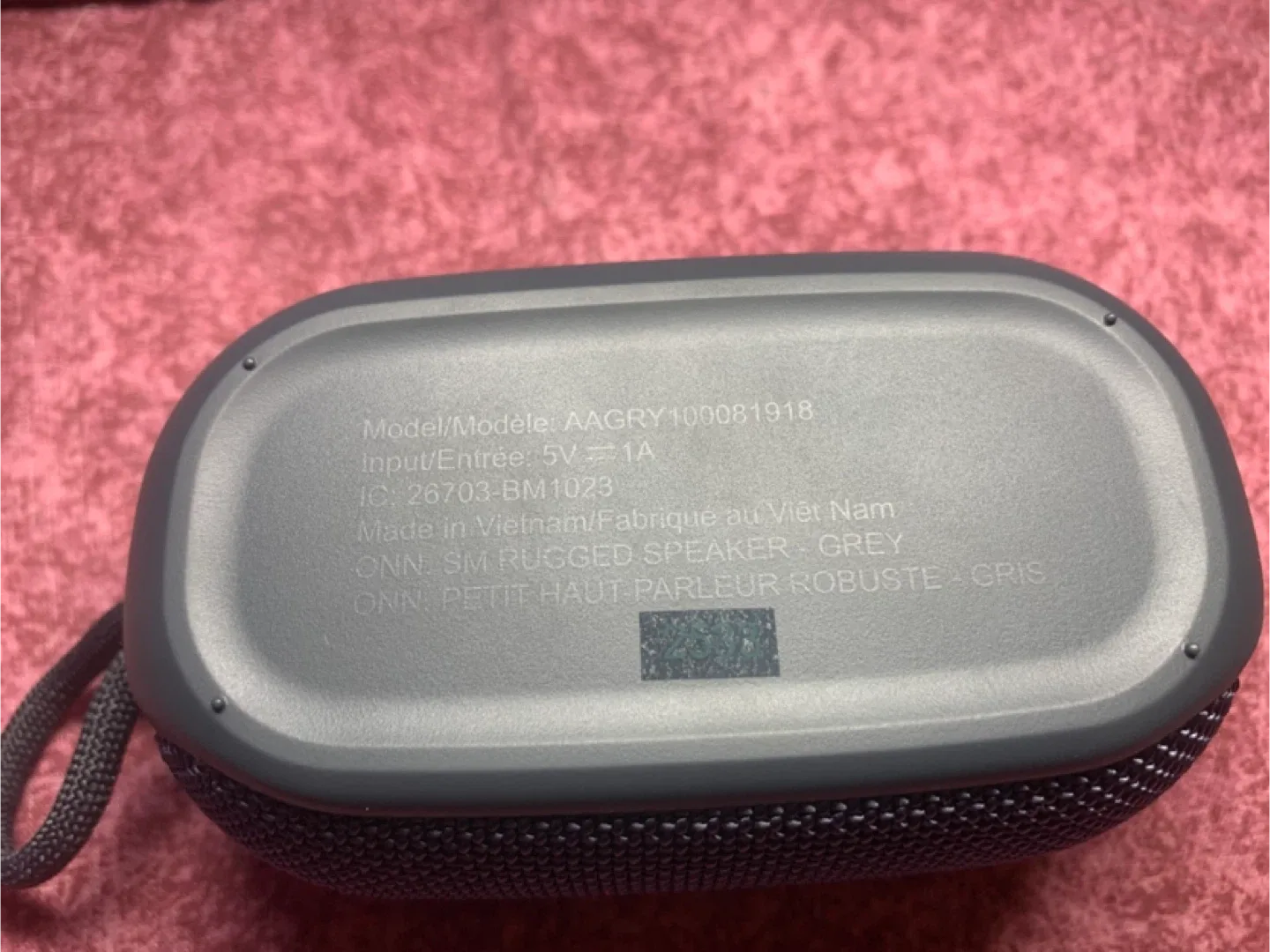 ONN. SM Rugged Speaker - Grey image indicator(3)