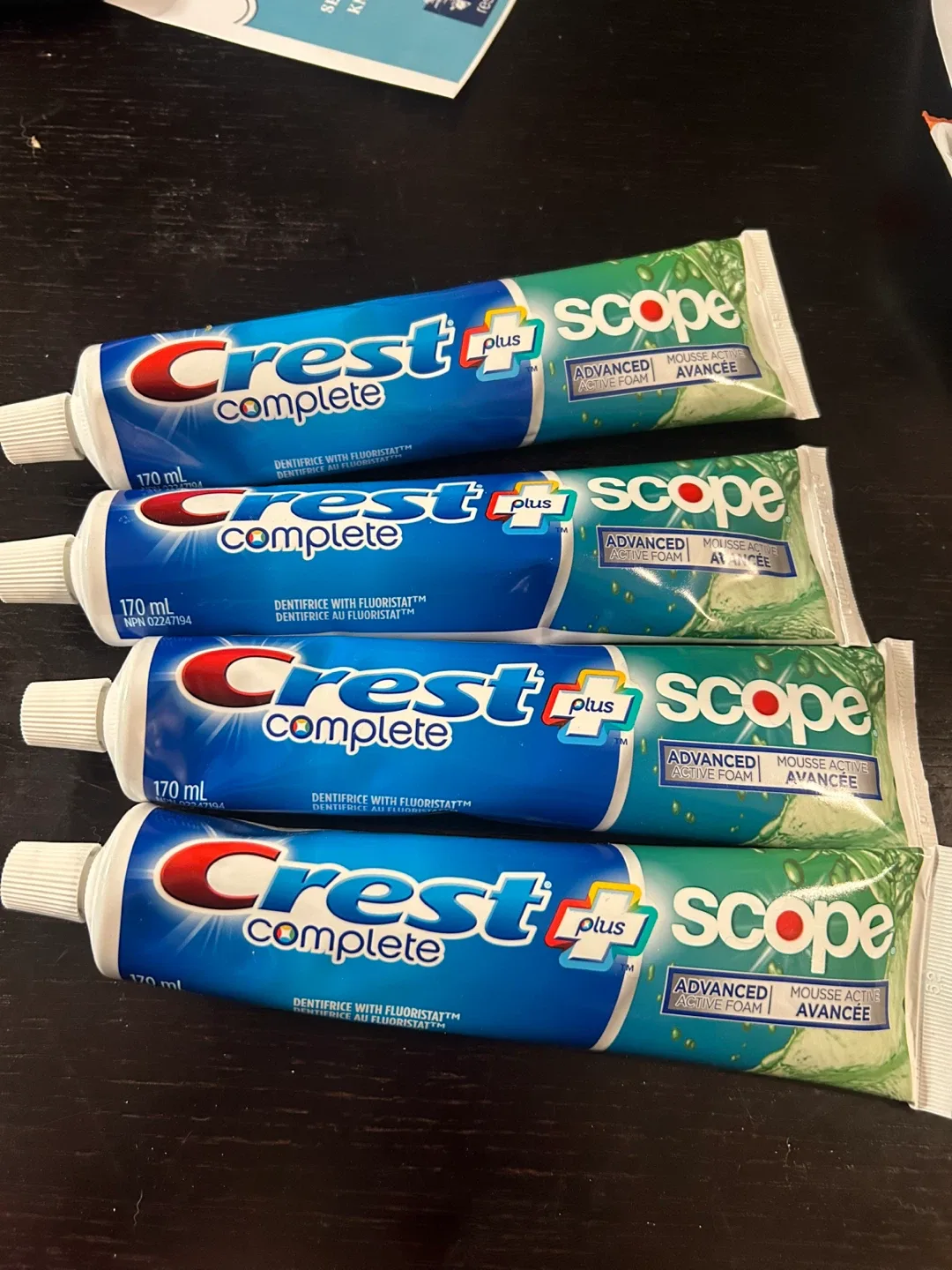 Crest Complete + Scope Toothpaste, 170 mL