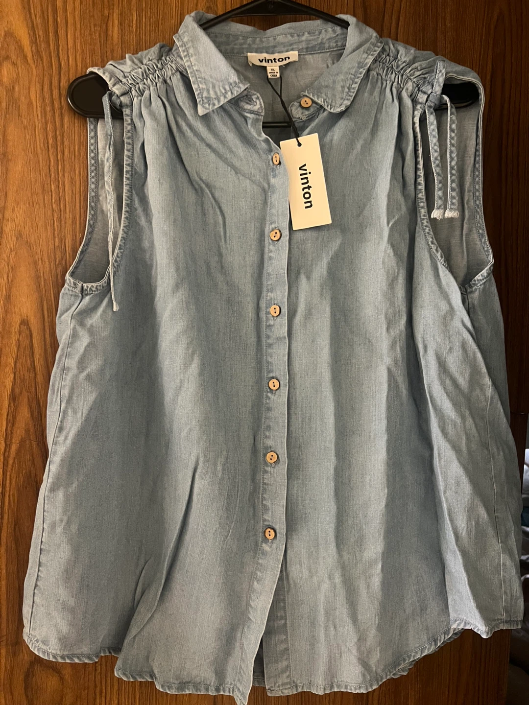 NEW SIZE XL Denim Blouse