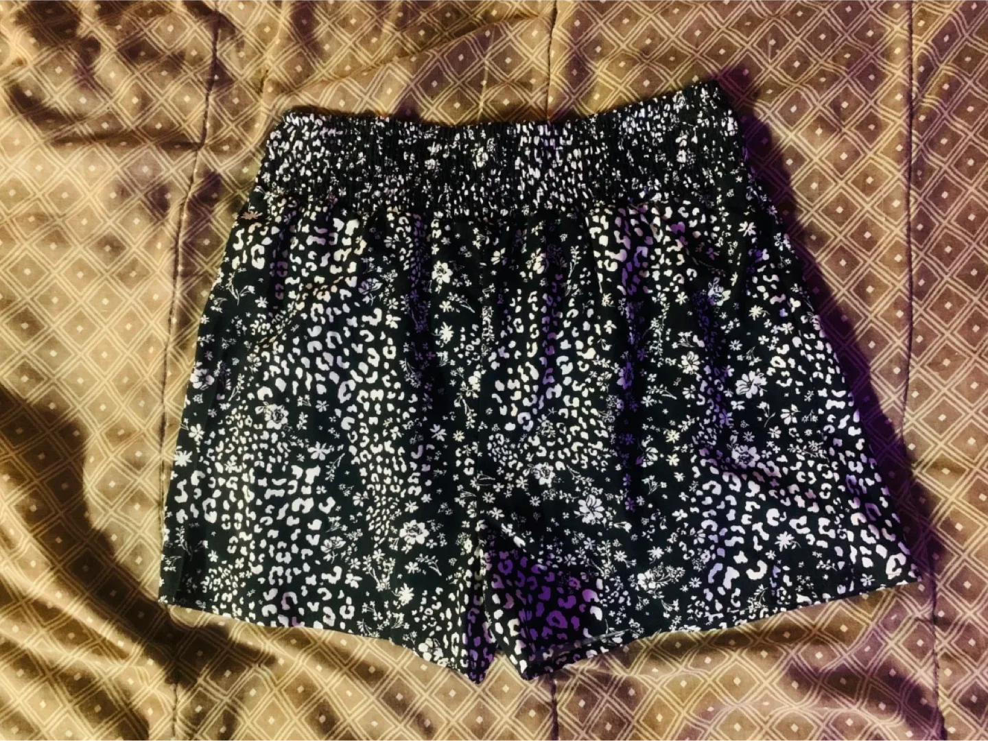 Black & White Print Skort Size small image indicator(2)