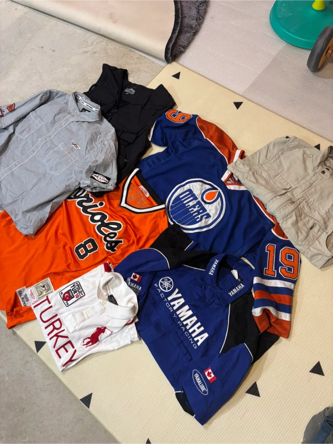 Assorted Clothing Lot - Jackets, Pants, Shoes, Hats, Shirts image indicator(3)