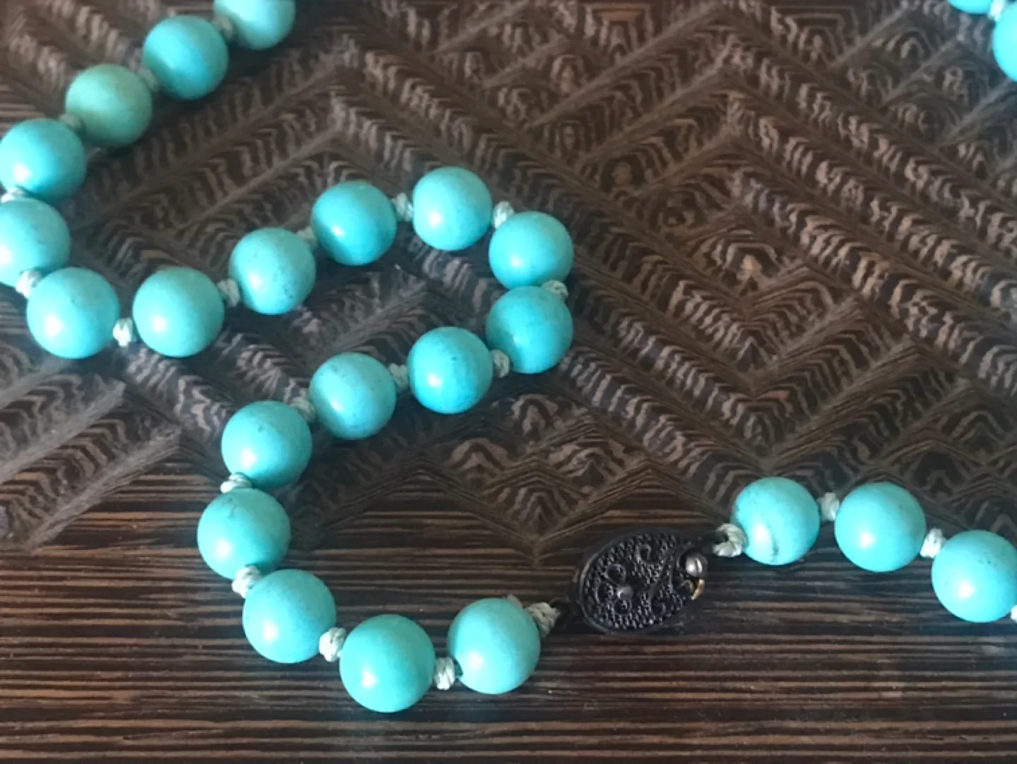 Elegant Vintage Turquoise Necklace image indicator(3)