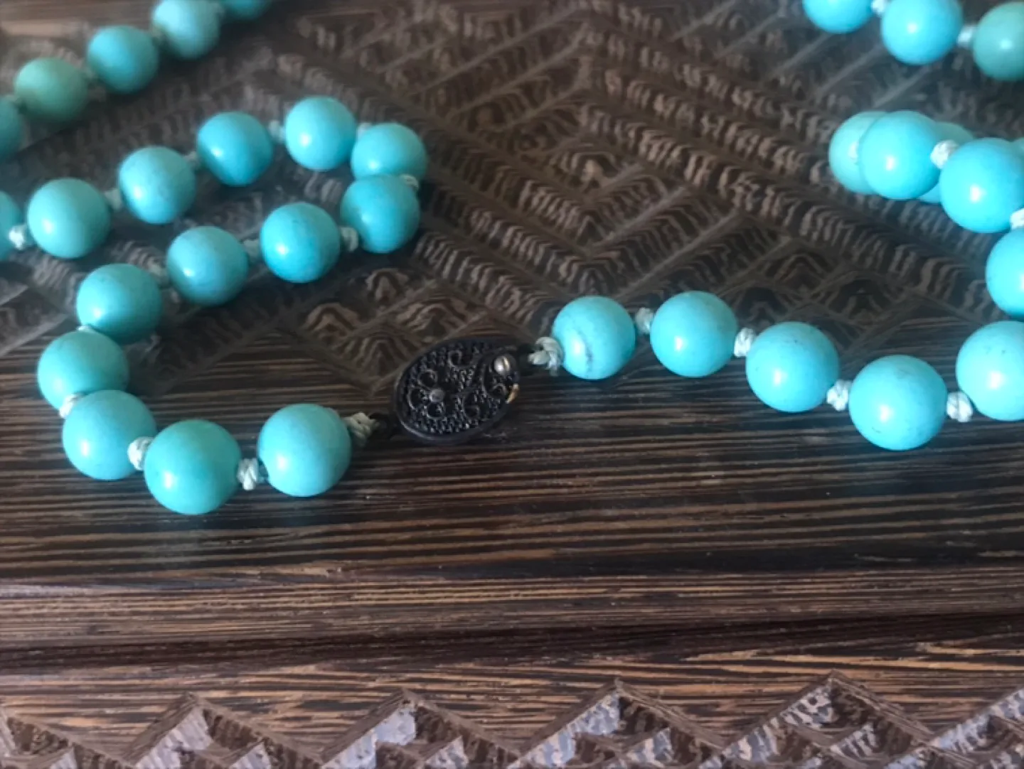 Elegant Vintage Turquoise Necklace image indicator(4)