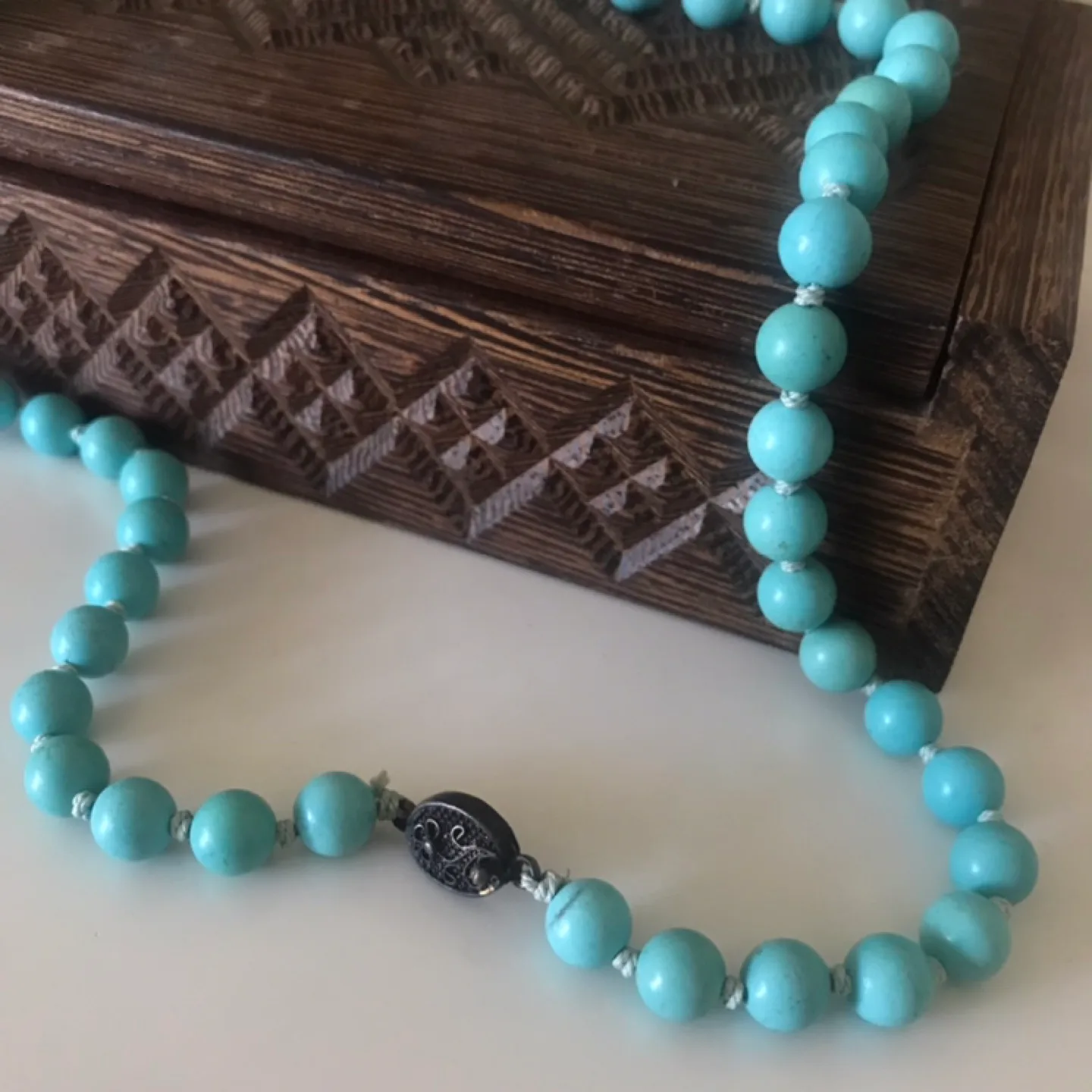 Elegant Vintage Turquoise Necklace image indicator(7)